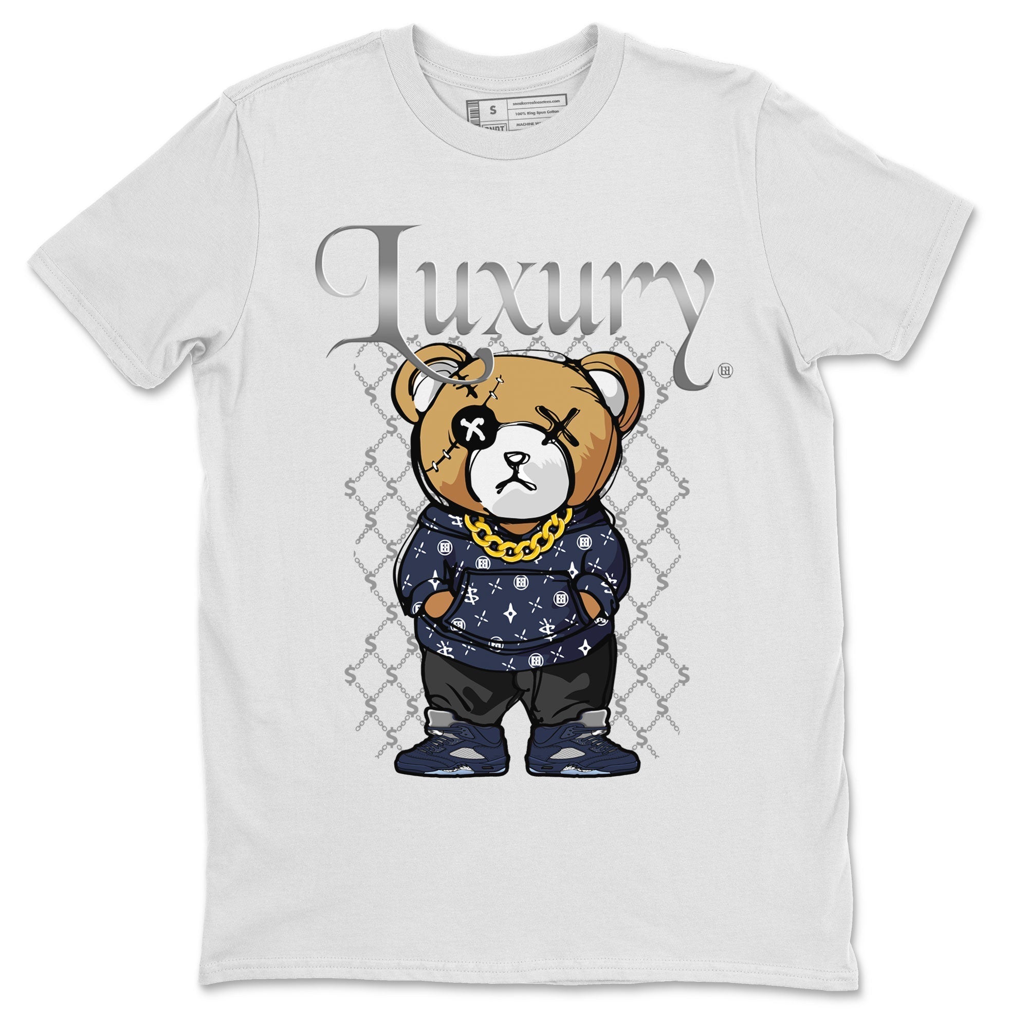Luxury Bear snkmatch Tee - Air Jordan 5 Georgetown