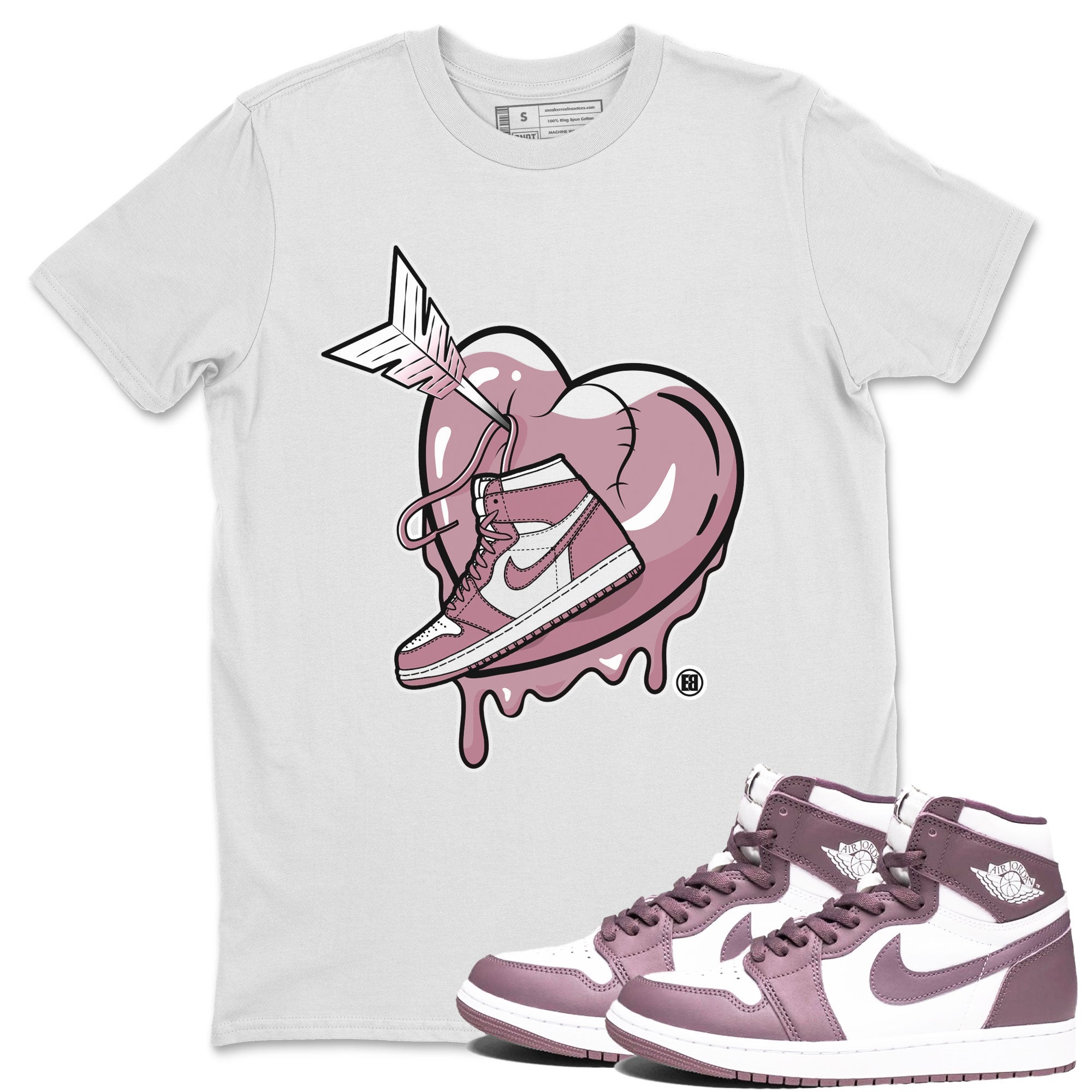 Mad In Love snkmatch Tee - Air Jordan 1 Mauve