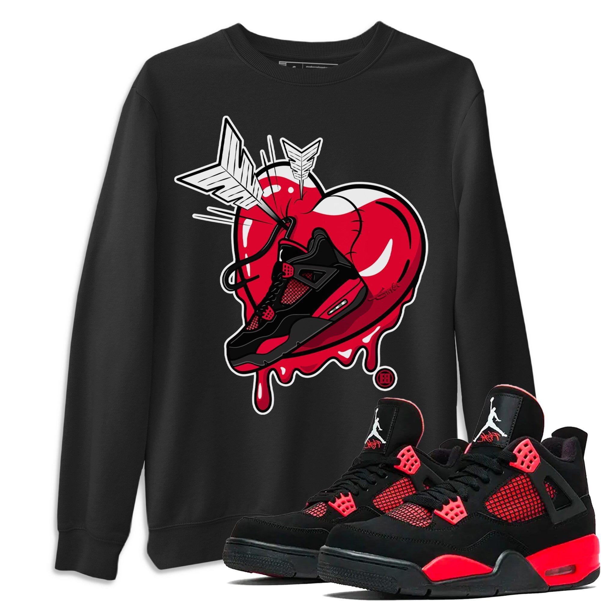 Mad In Love Unisex Tops - Air Jordan 4 Red Thunder