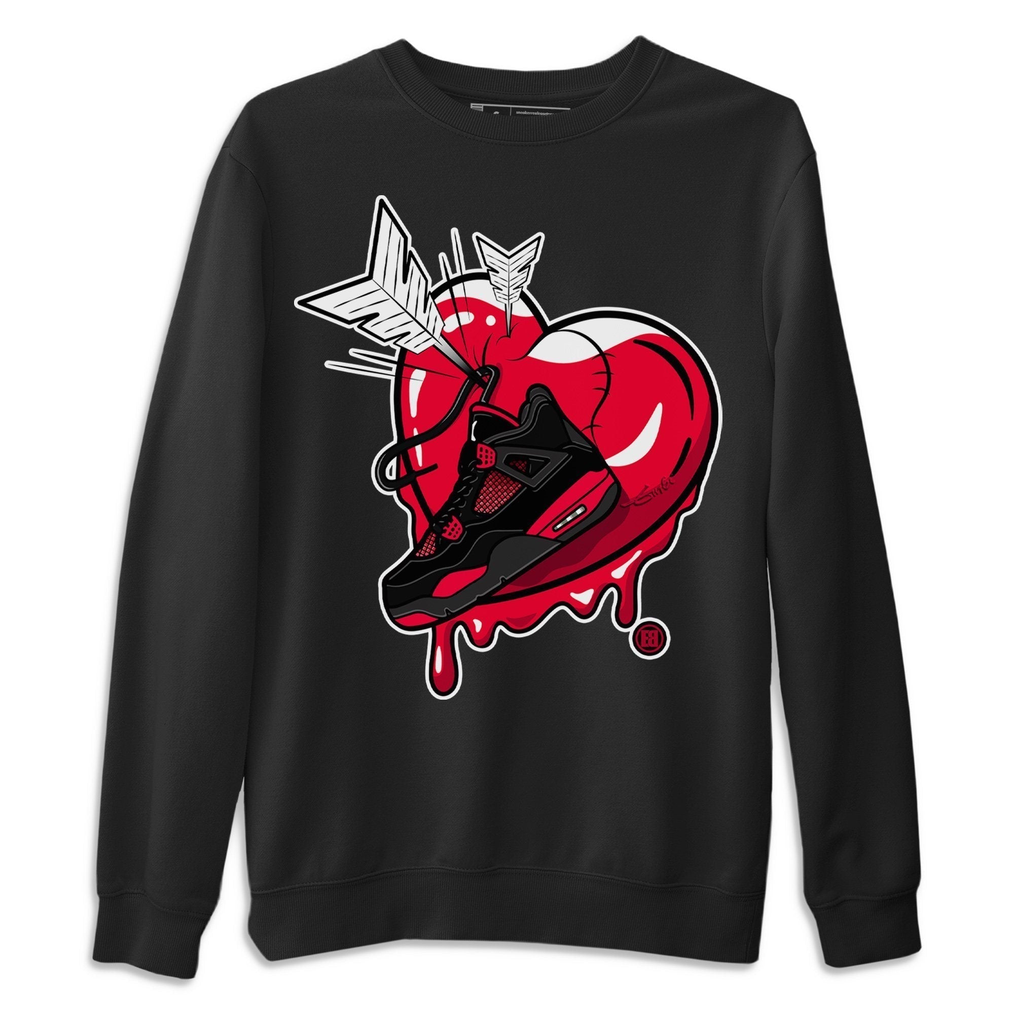 Mad In Love Unisex Tops - Air Jordan 4 Red Thunder