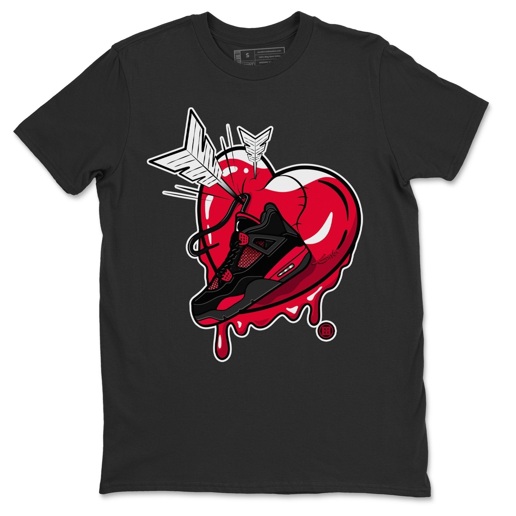 Mad In Love Unisex Tops - Air Jordan 4 Red Thunder