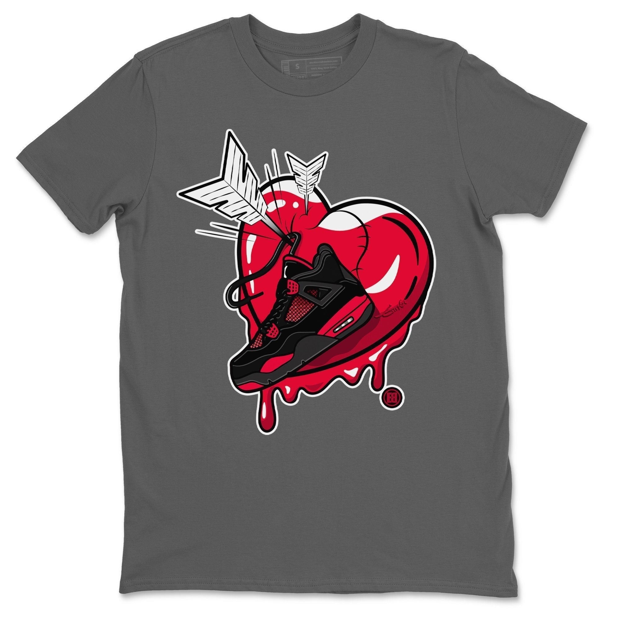 Mad In Love Unisex Tops - Air Jordan 4 Red Thunder