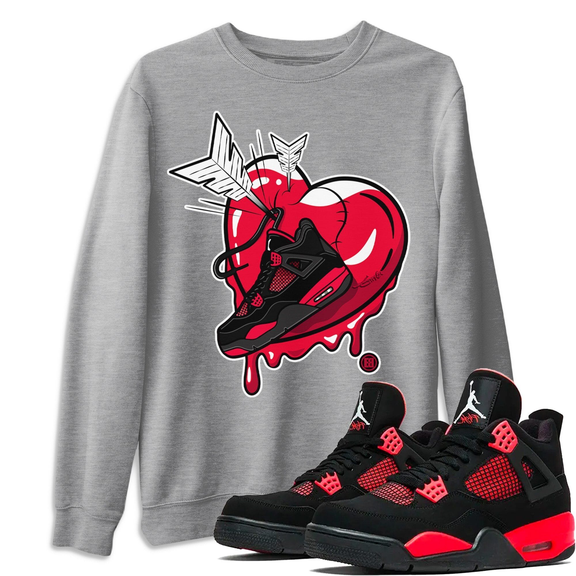 Mad In Love Unisex Tops - Air Jordan 4 Red Thunder