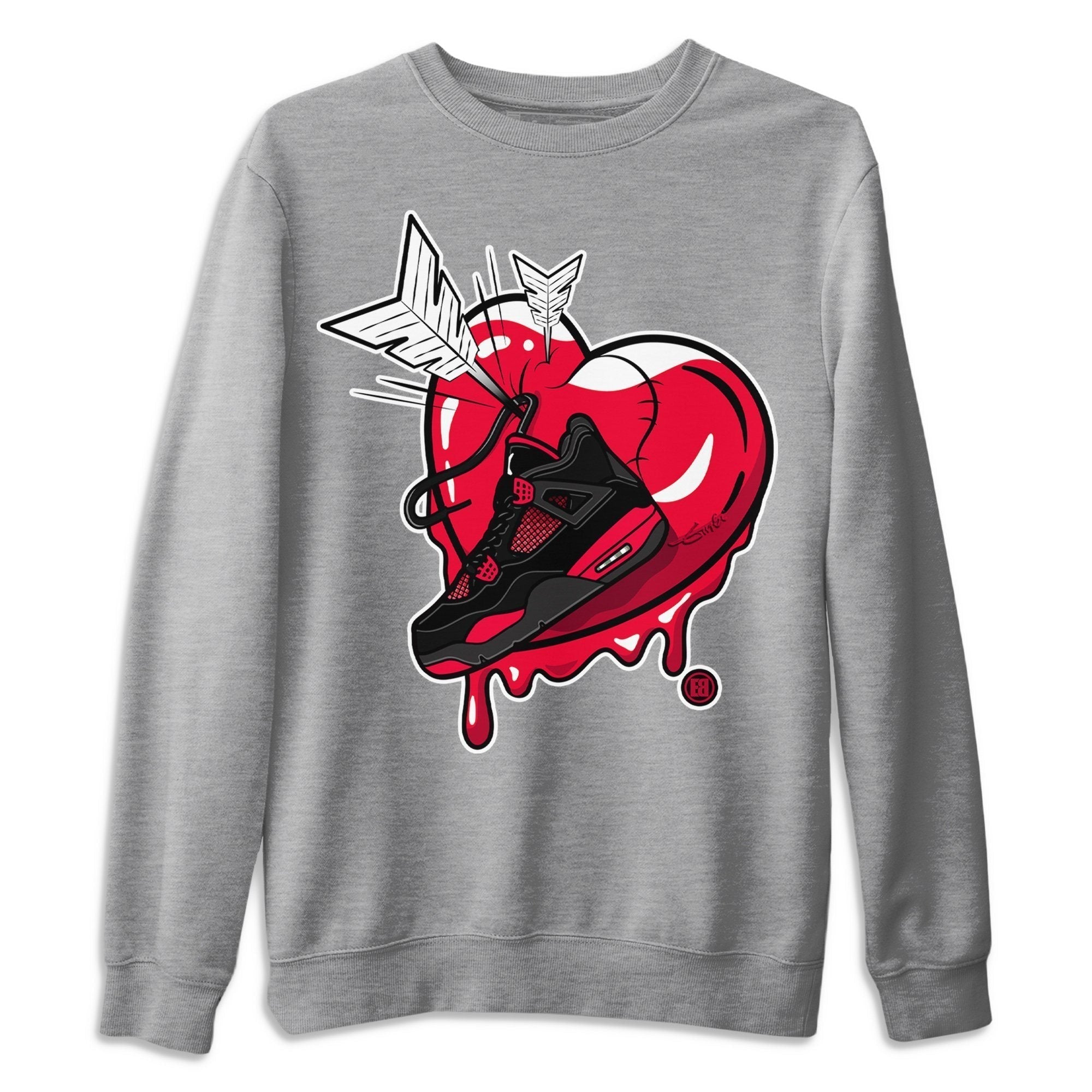 Mad In Love Unisex Tops - Air Jordan 4 Red Thunder