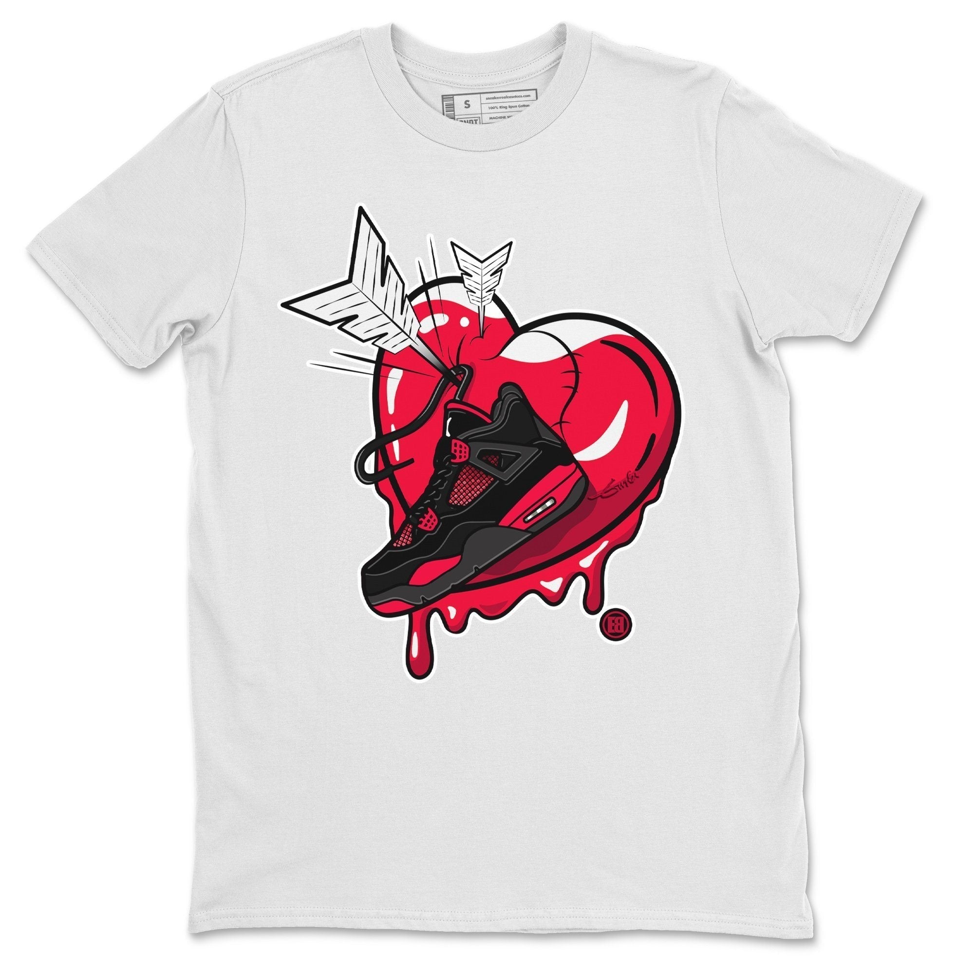 Mad In Love Unisex Tops - Air Jordan 4 Red Thunder