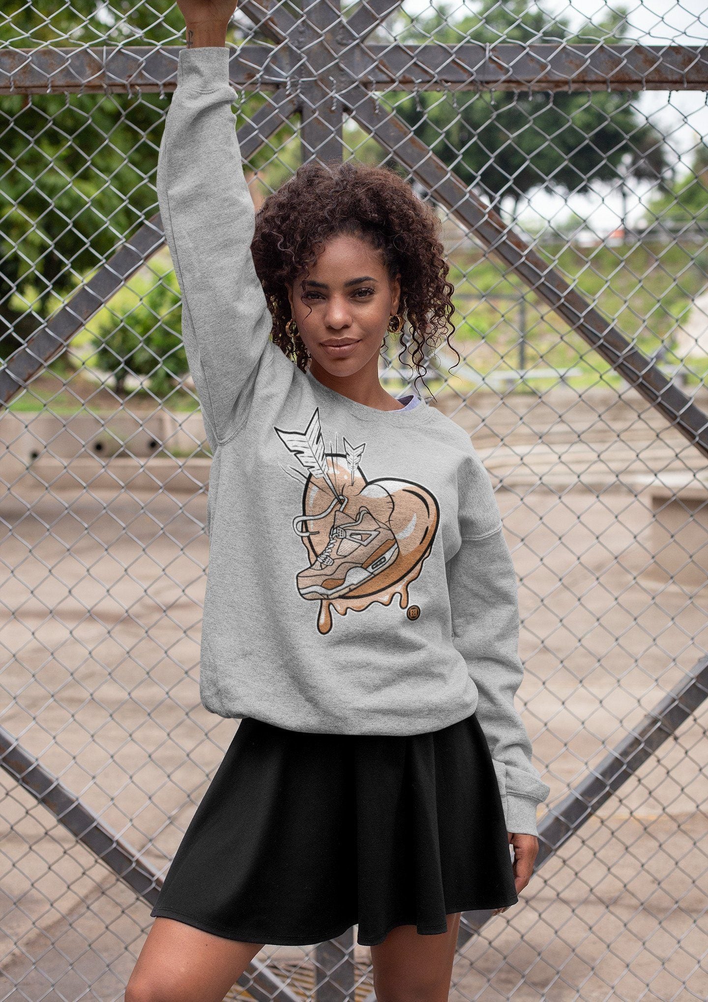 Mad In Love Unisex Tops - Air Jordan 4 Shimmer
