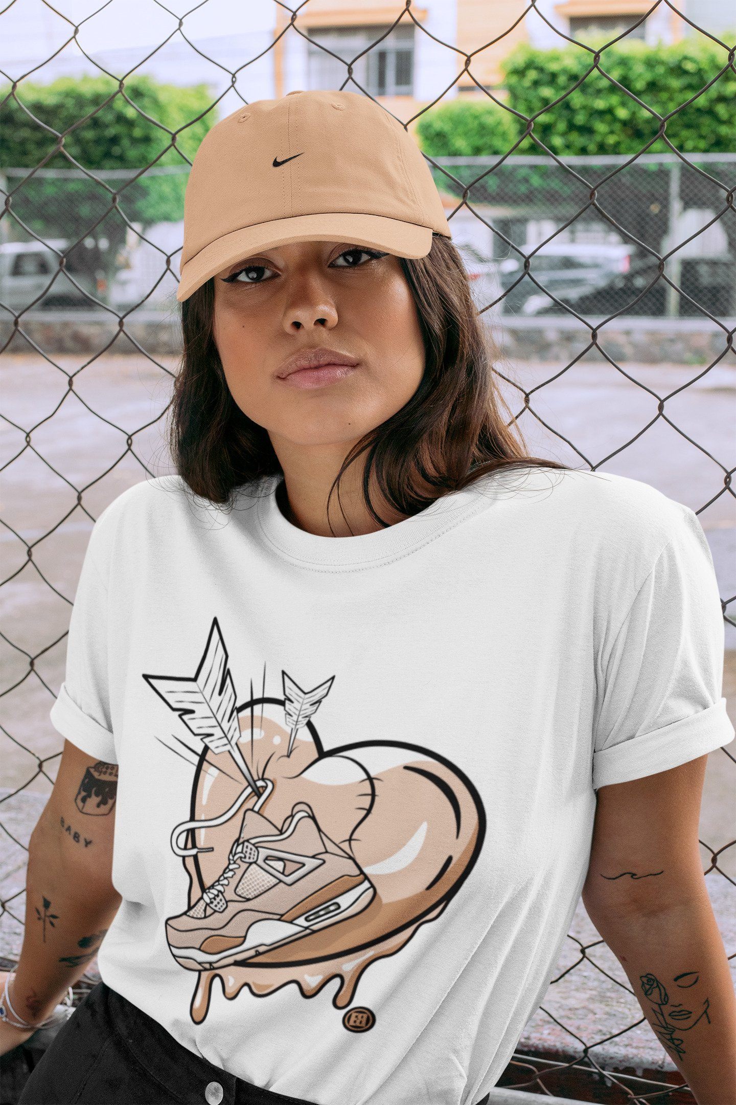 Mad In Love Unisex Tops - Air Jordan 4 Shimmer