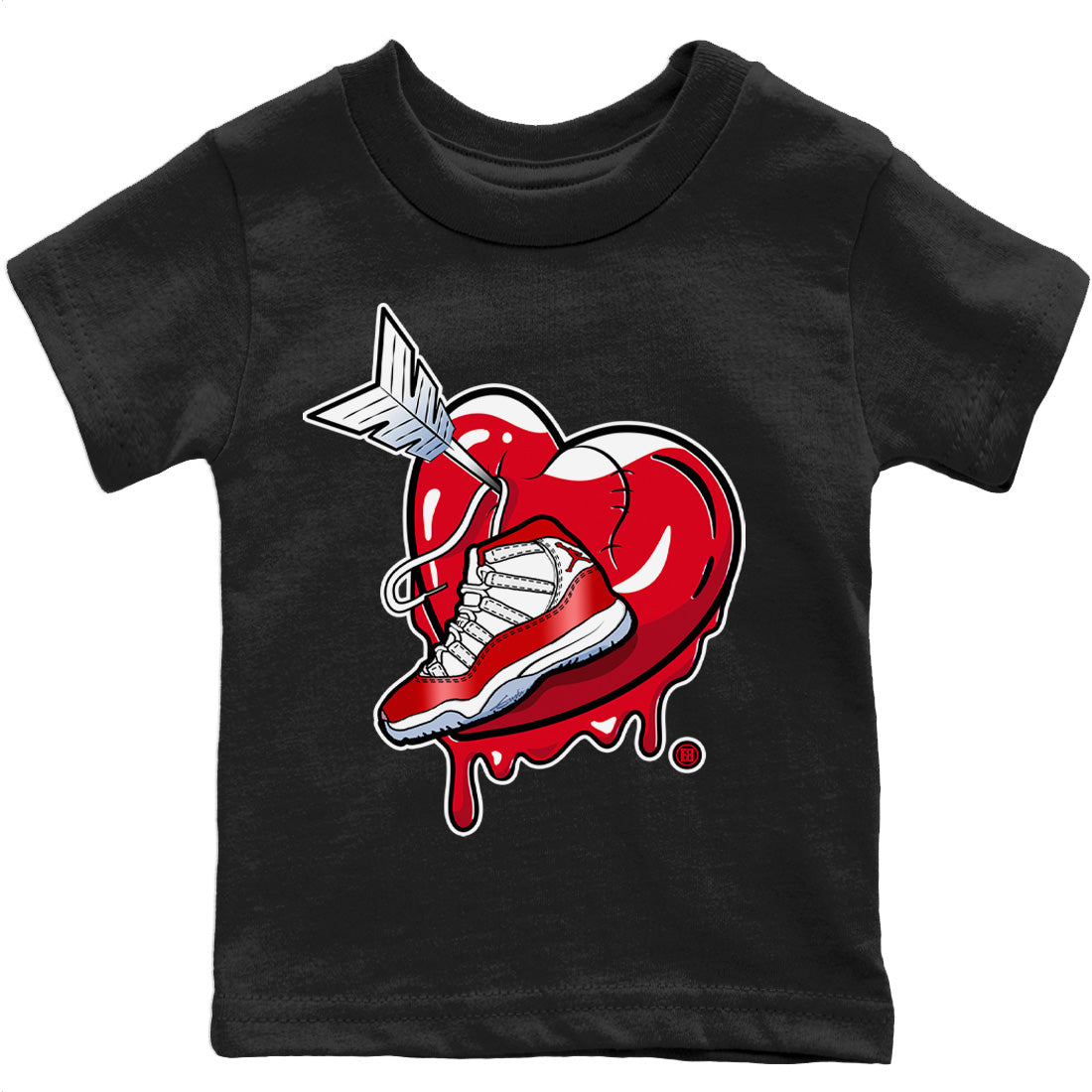 Mad In Love Kids Tops - Air Jordan 11 Cherry
