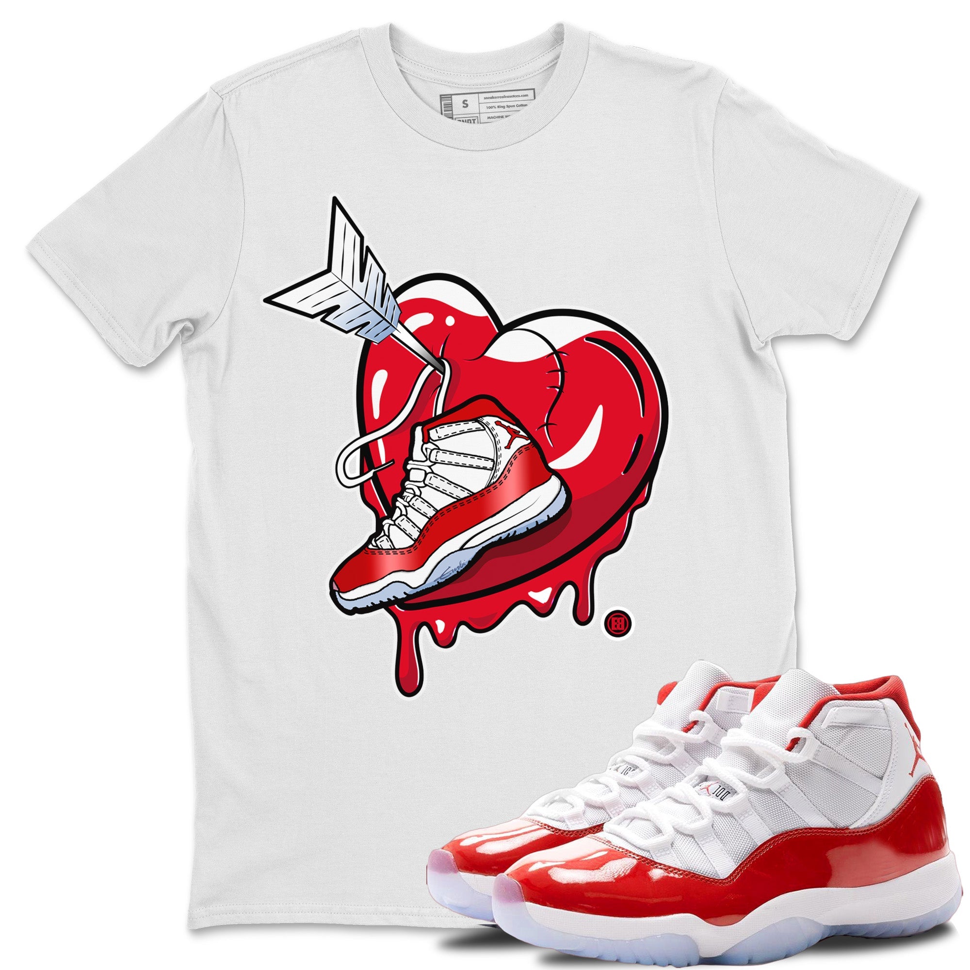 Mad In Love Unisex Tops - Air Jordan 11 Cherry