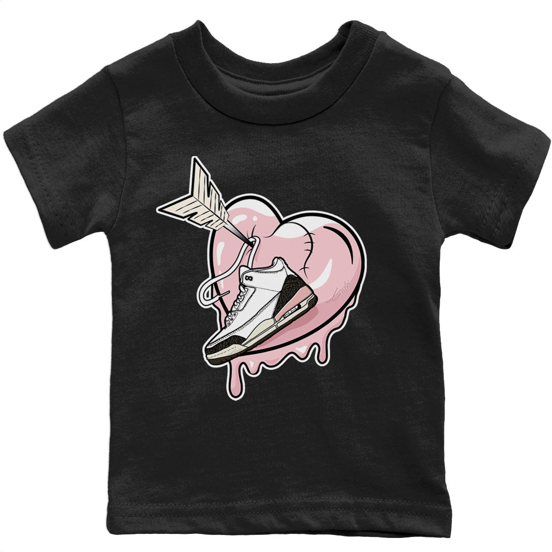 Mad In Love Kids Tops - Air Jordan 3 Atmosphere