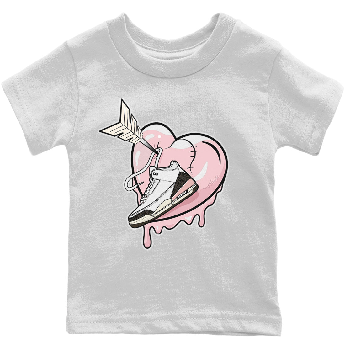 Mad In Love Kids Tops - Air Jordan 3 Atmosphere