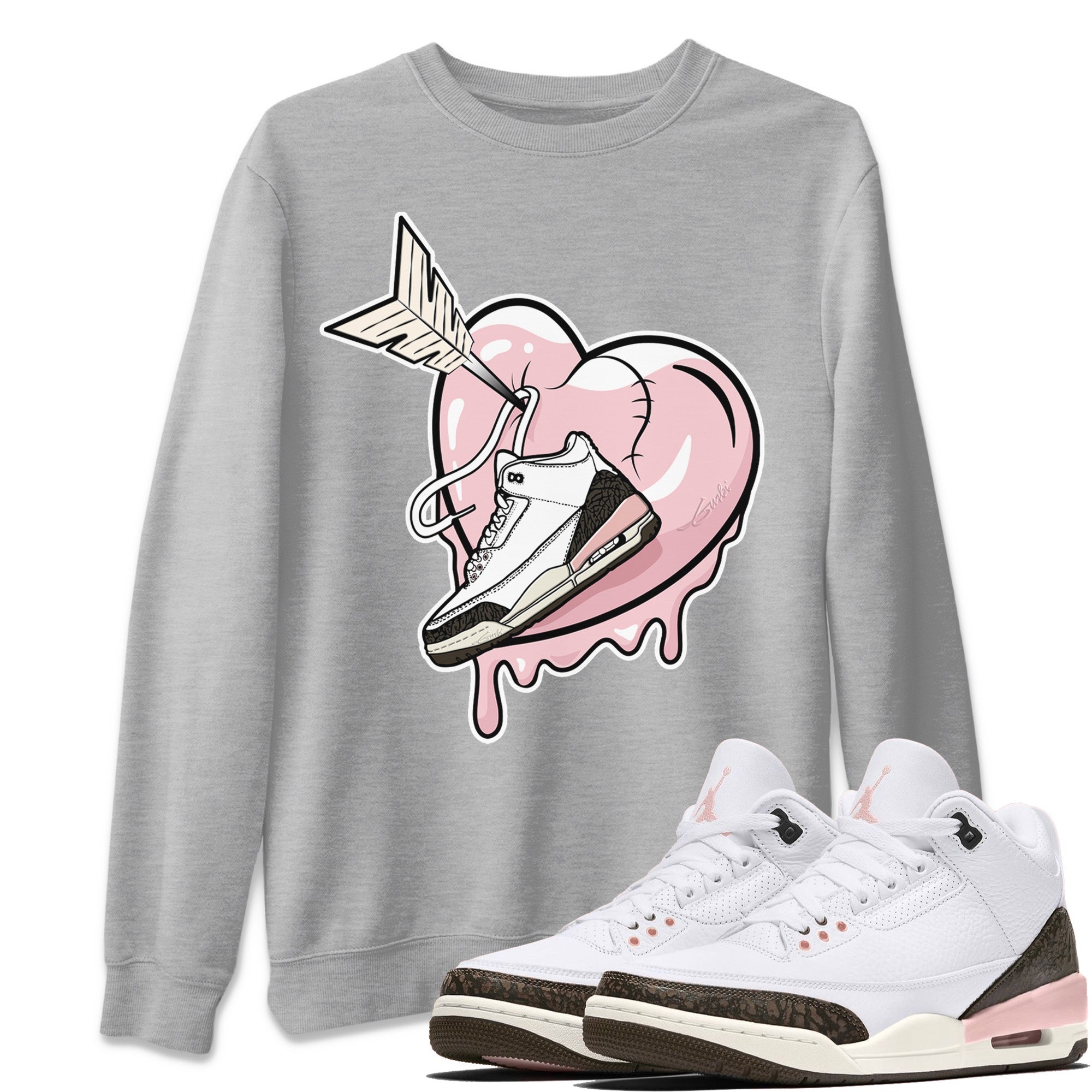 Mad In Love Unisex Tops - Air Jordan 3 Atmosphere