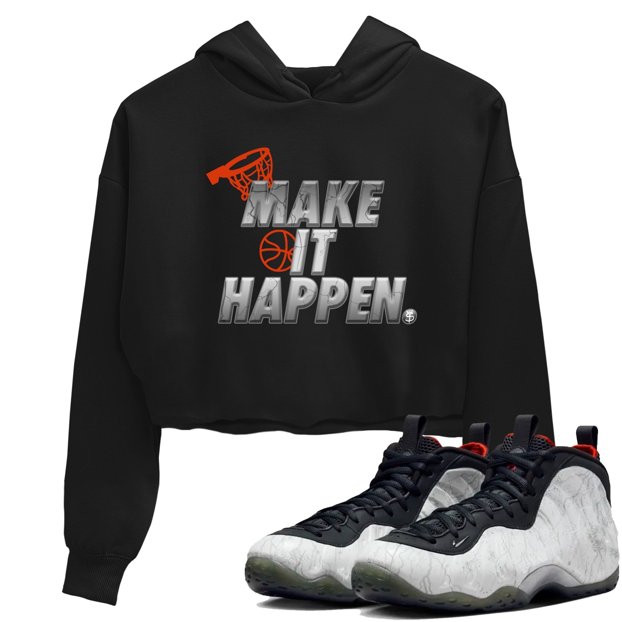 Make It Happen snkmatch Women's Top - Air Foamposite One Jin