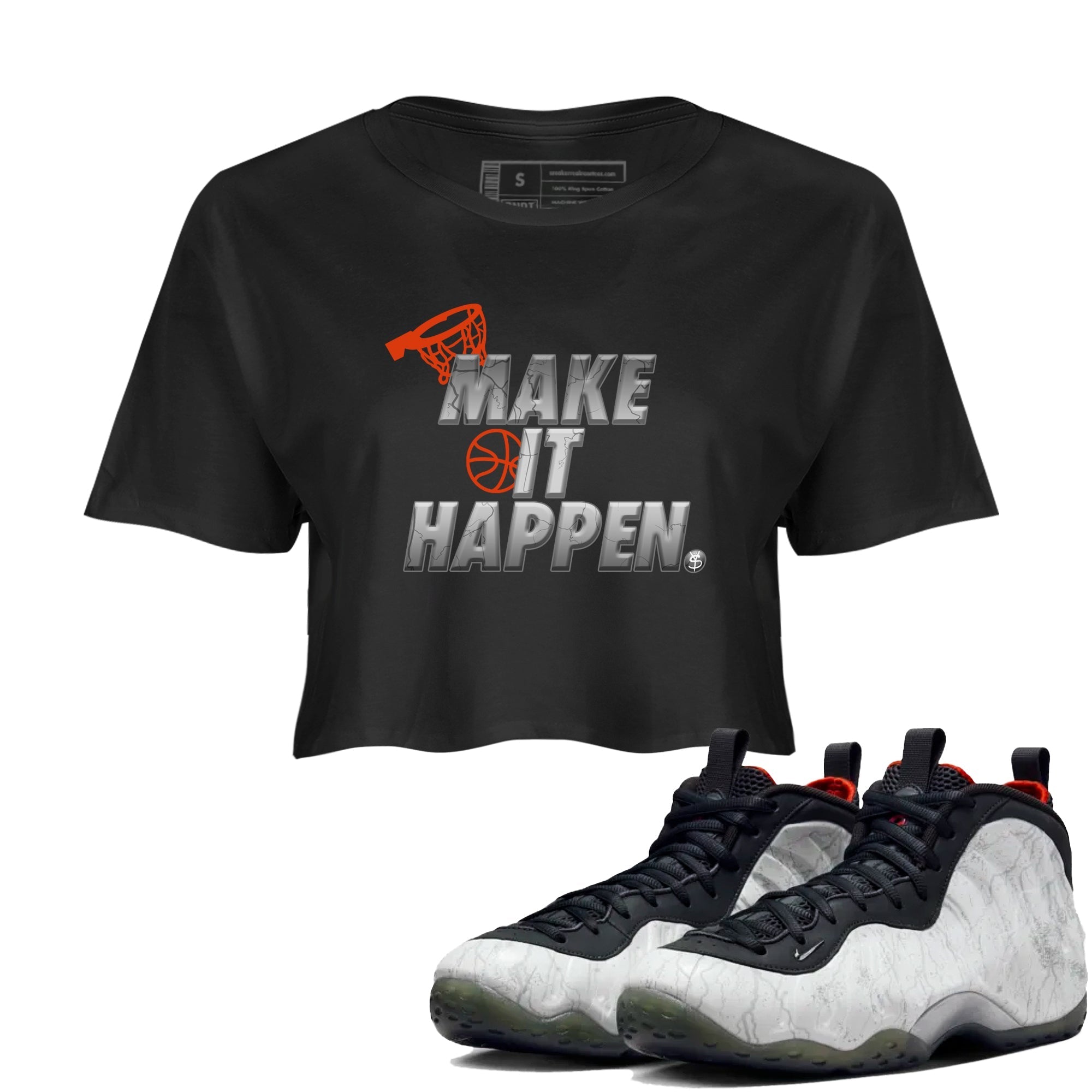 Make It Happen snkmatch Women's Top - Air Foamposite One Jin