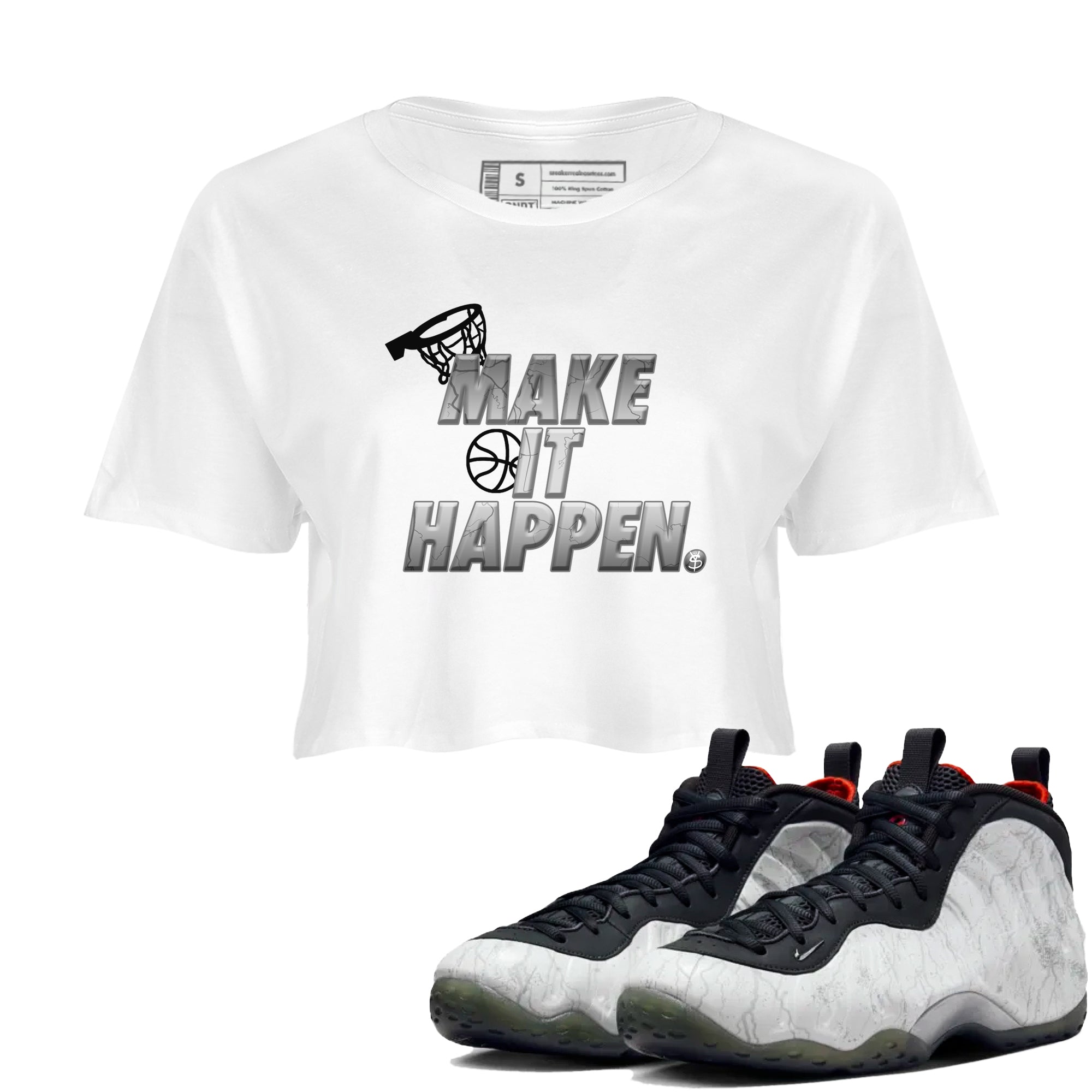 Make It Happen snkmatch Women's Top - Air Foamposite One Jin