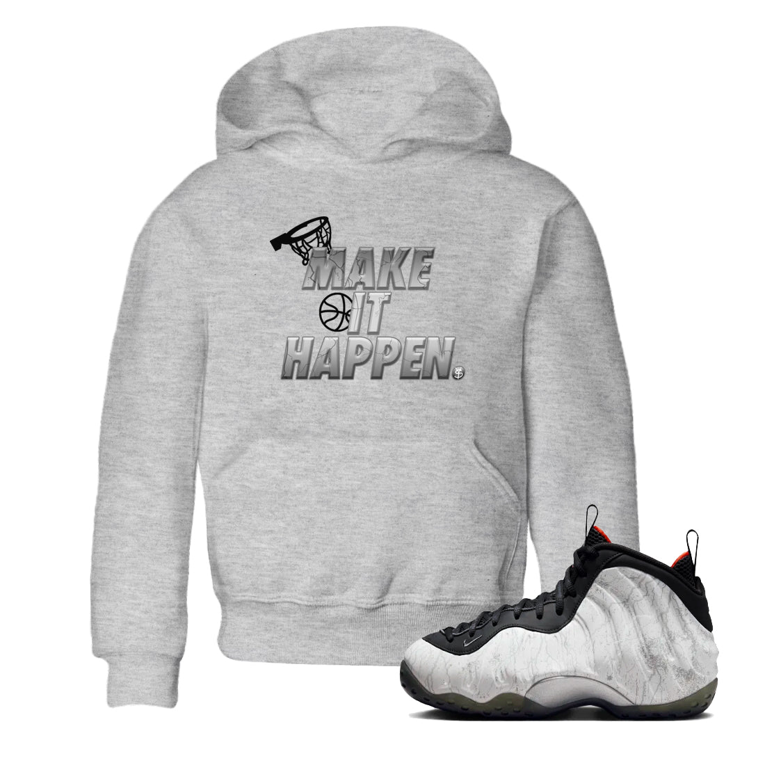 Make It Happen snkmatch Tees Kids - Air Foamposite One Jin