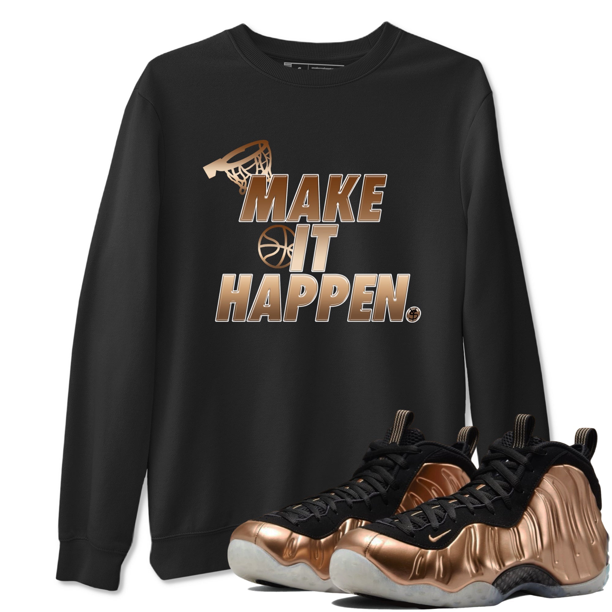 Make It Happen snkmatch Tees - Air Foamposite One Metallic Copper