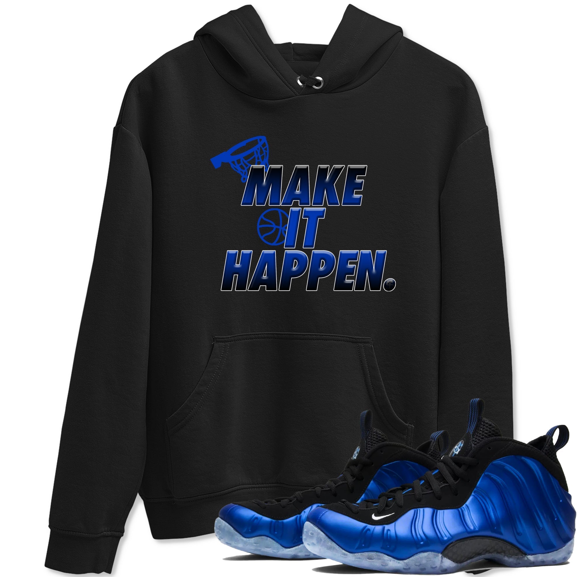 Make It Happen snkmatch Tees - Air Foamposite One Royal