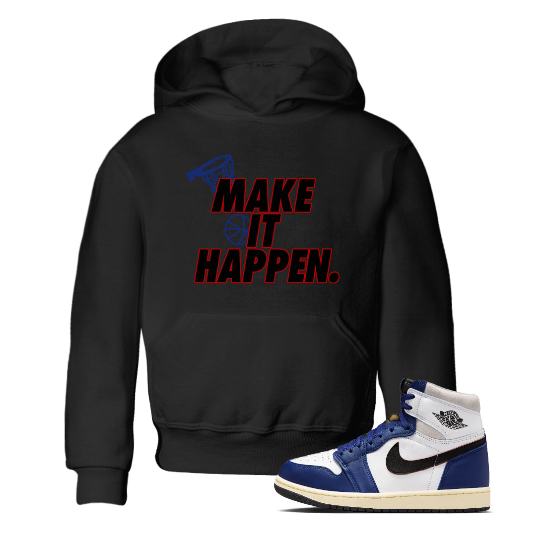 Make It Happen snkmatch Tees Kids - Air Jordan 1 Rare Air