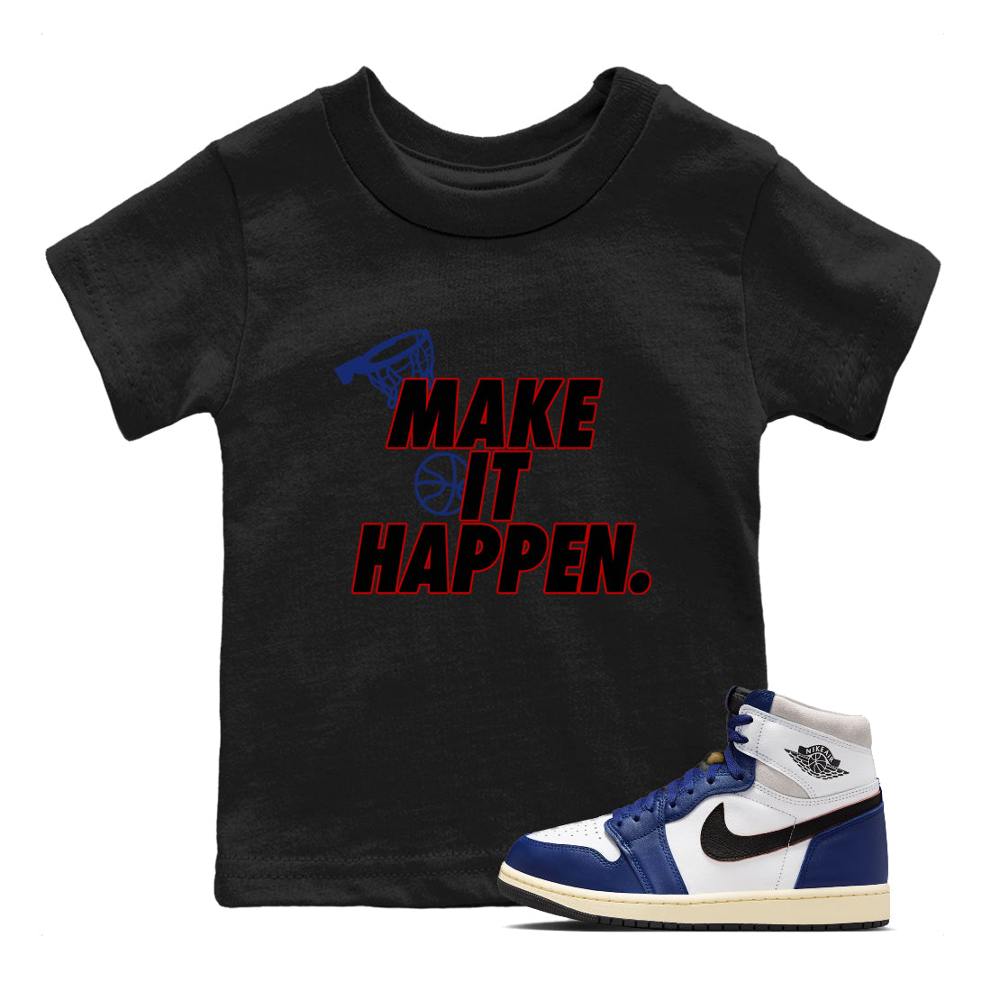 Make It Happen snkmatch Tees Kids - Air Jordan 1 Rare Air