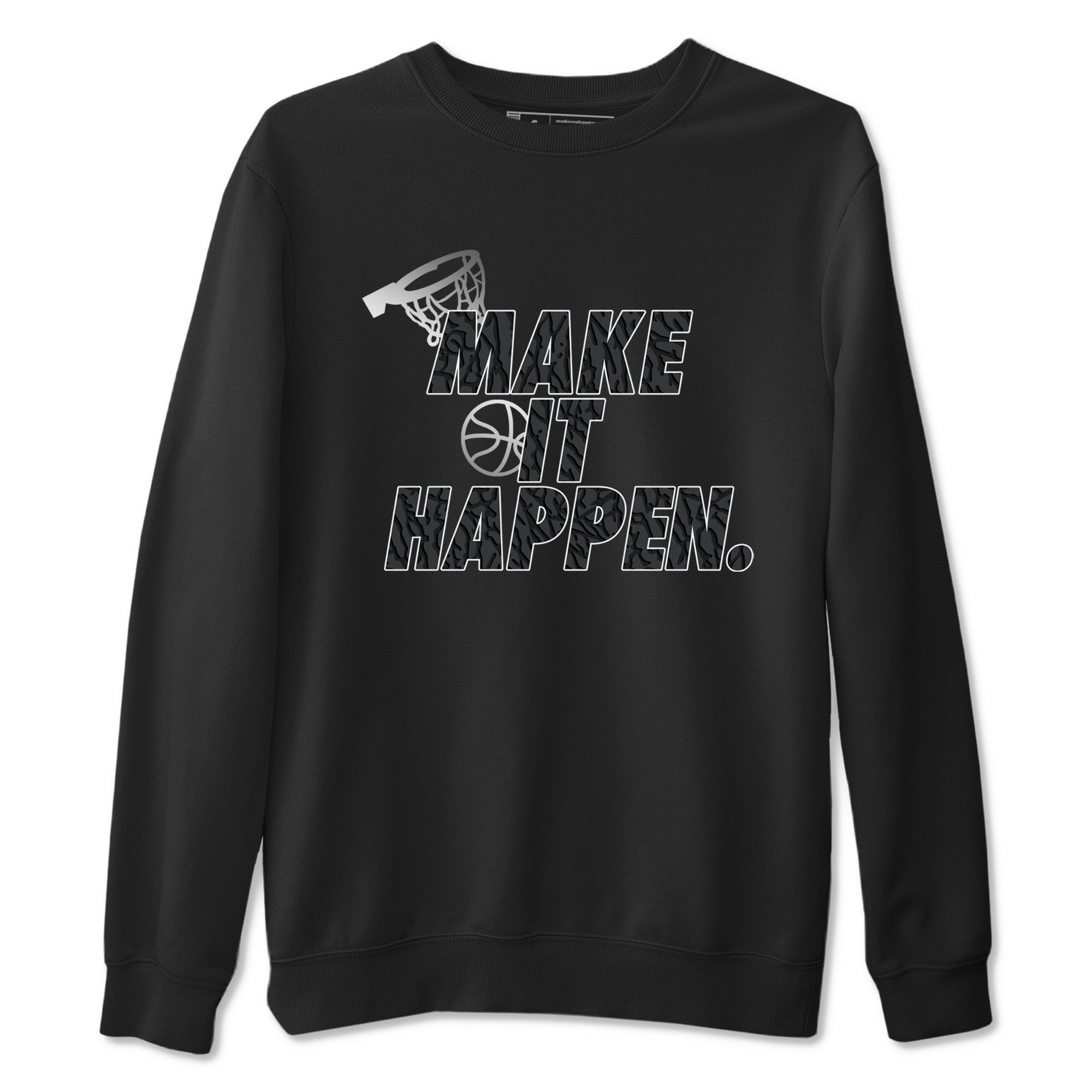 Make It Happen snkmatch Tees - Air Jordan 3 Black Cat