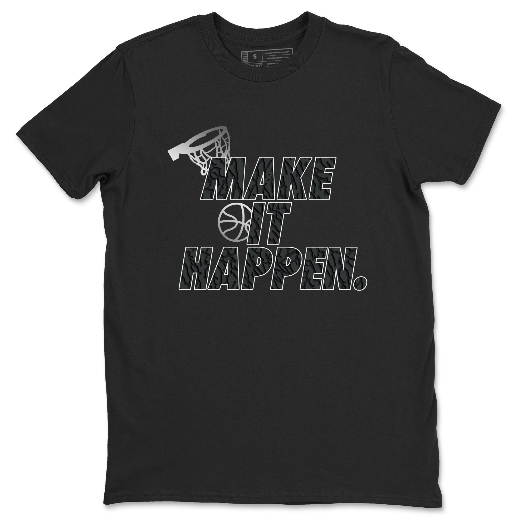 Make It Happen snkmatch Tees - Air Jordan 3 Black Cat