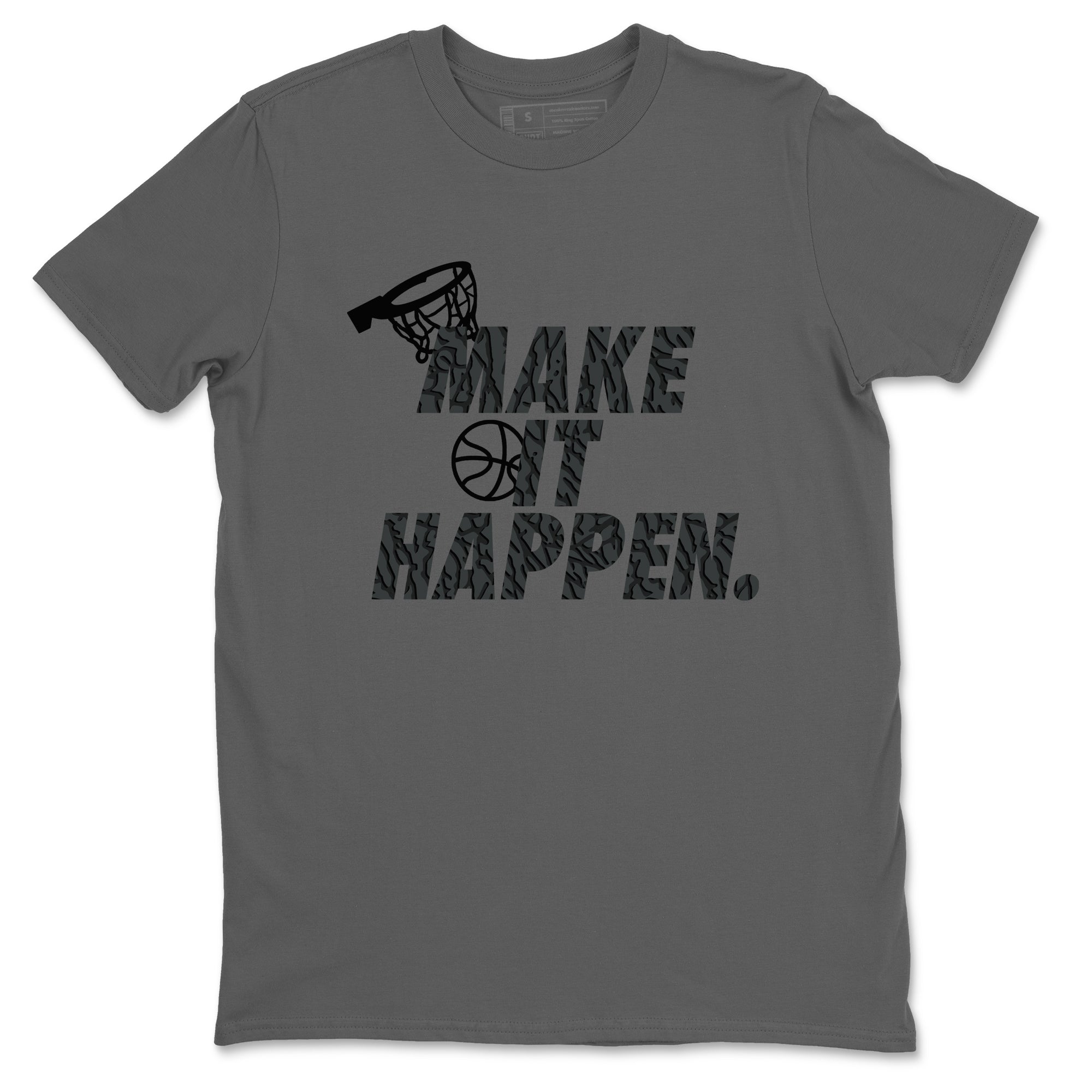 Make It Happen snkmatch Tees - Air Jordan 3 Black Cat