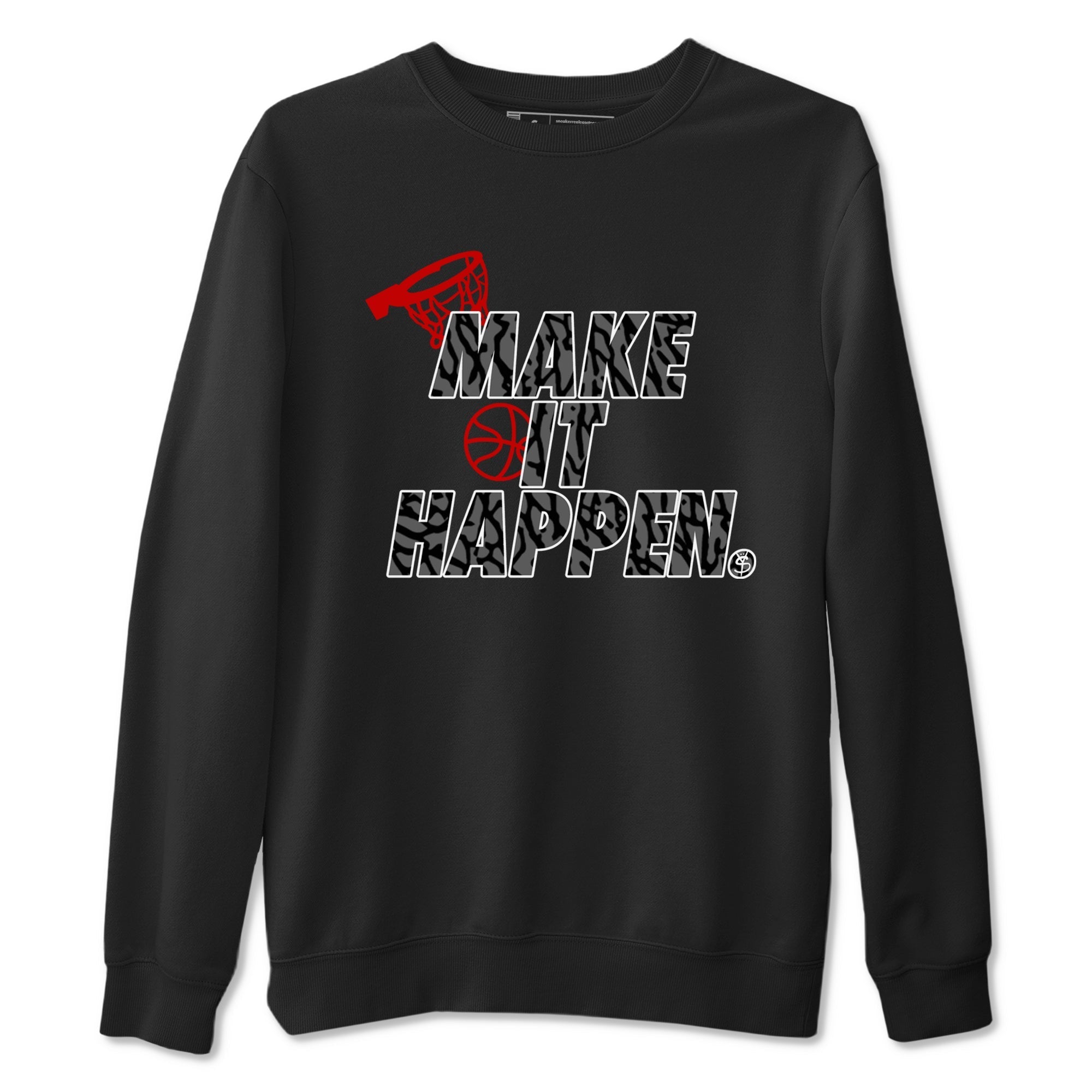 Make It Happen snkmatch Tees - Air Jordan 3 Cement Grey