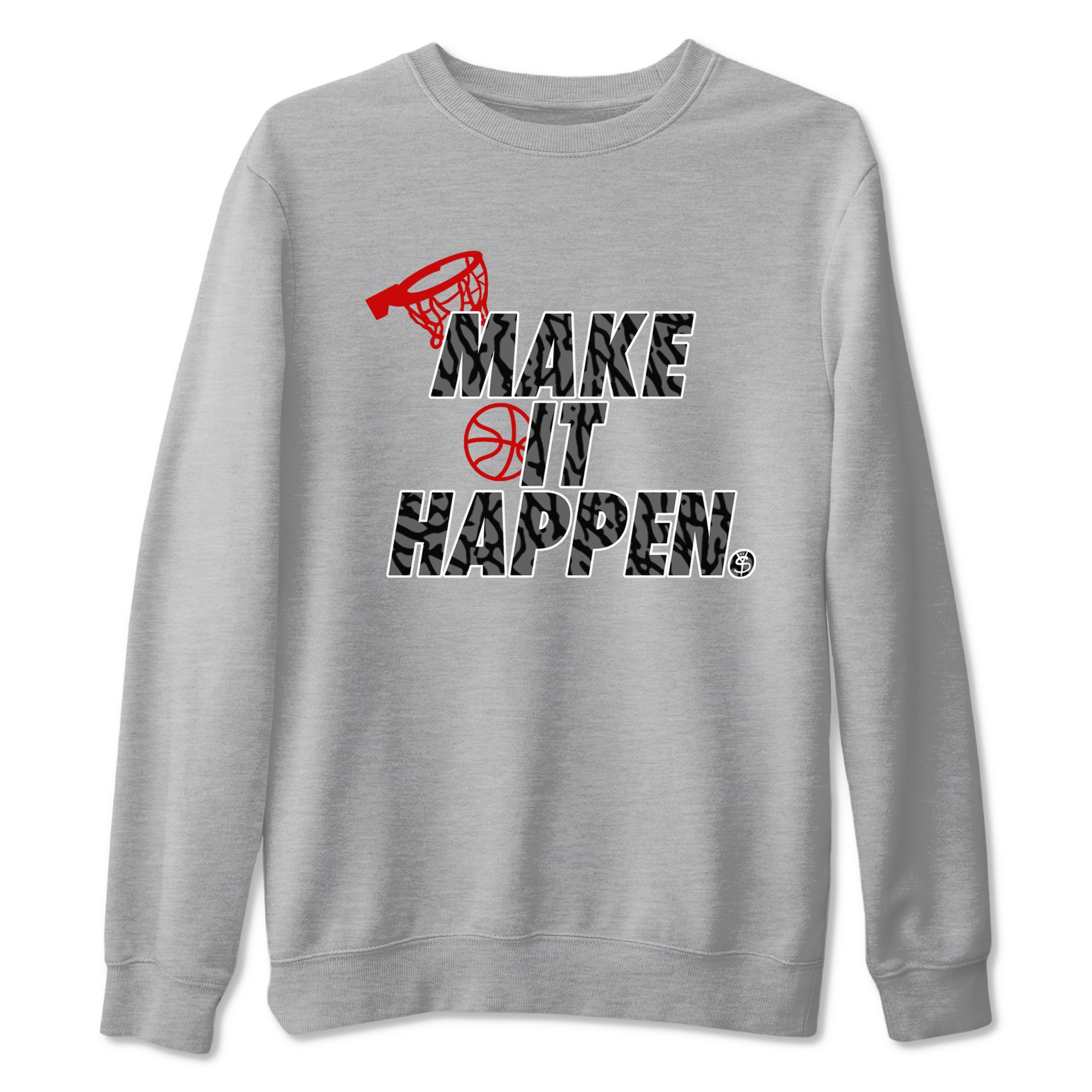 Make It Happen snkmatch Tees - Air Jordan 3 Cement Grey