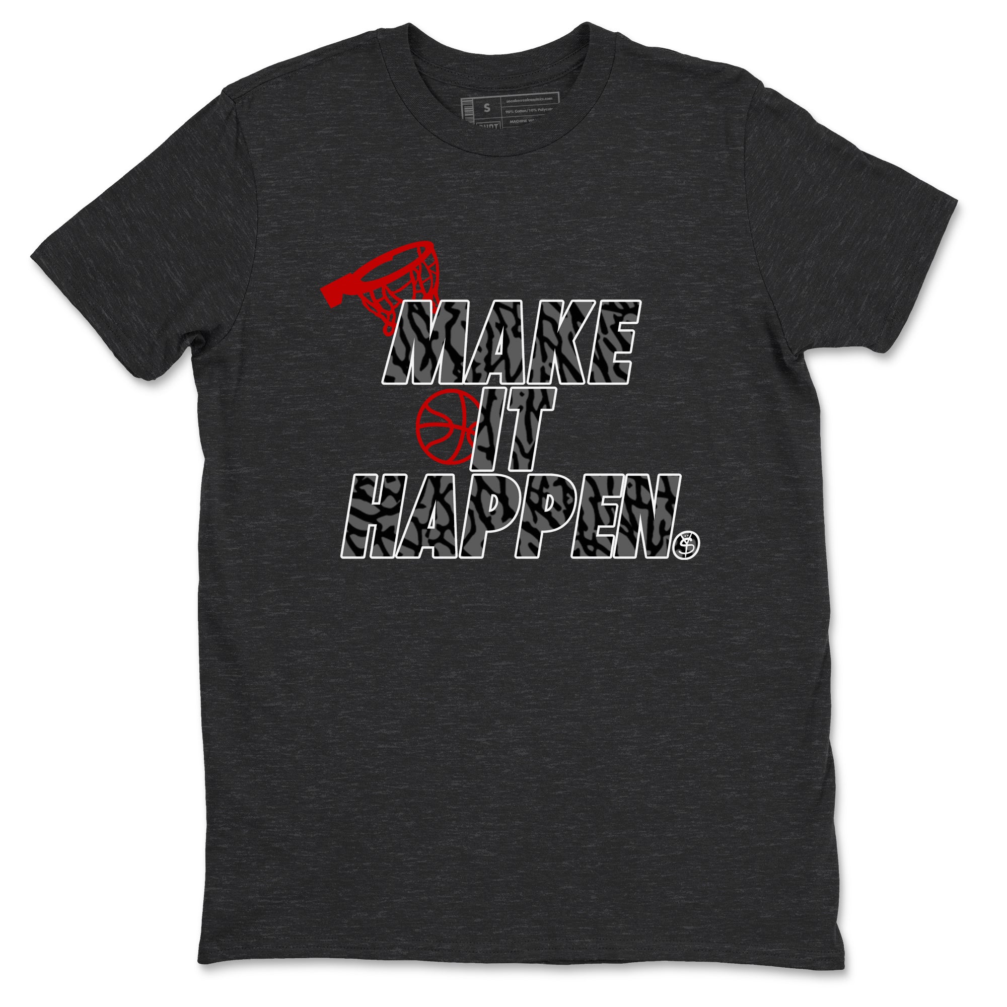 Make It Happen snkmatch Tees - Air Jordan 3 Cement Grey
