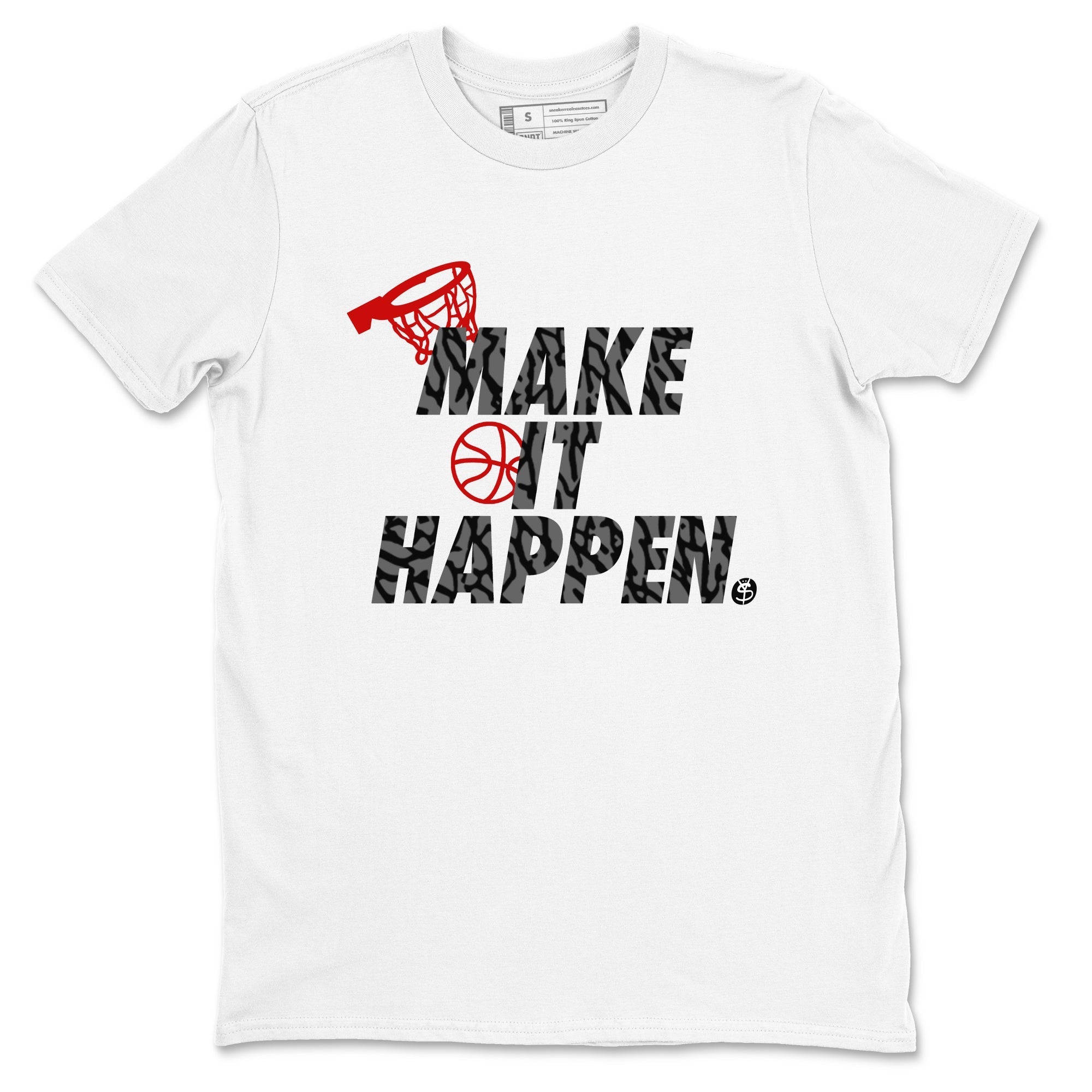 Make It Happen snkmatch Tees - Air Jordan 3 Cement Grey