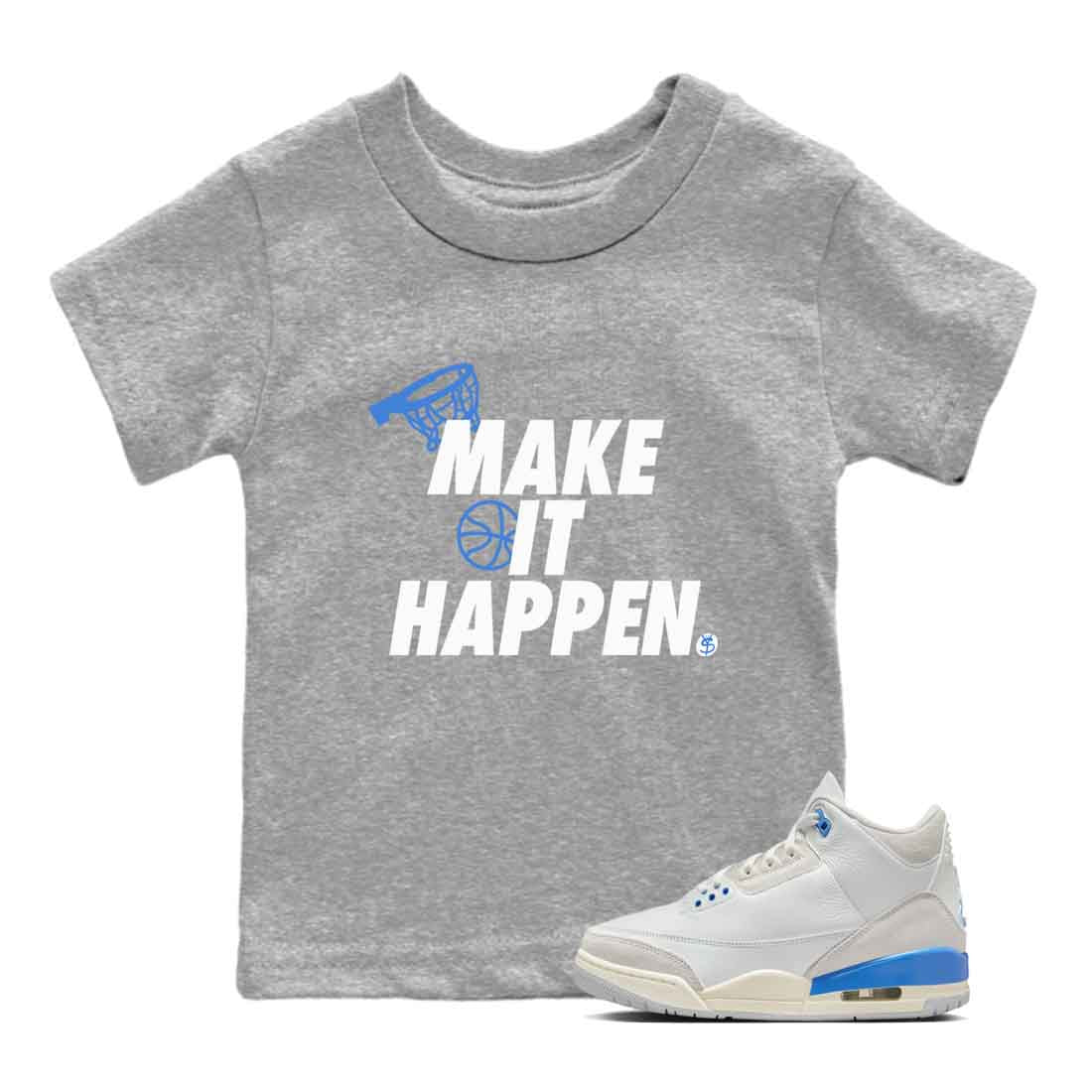 Make It Happen snkmatch Tees Kids - Air Jordan 3 Lucky Shorts