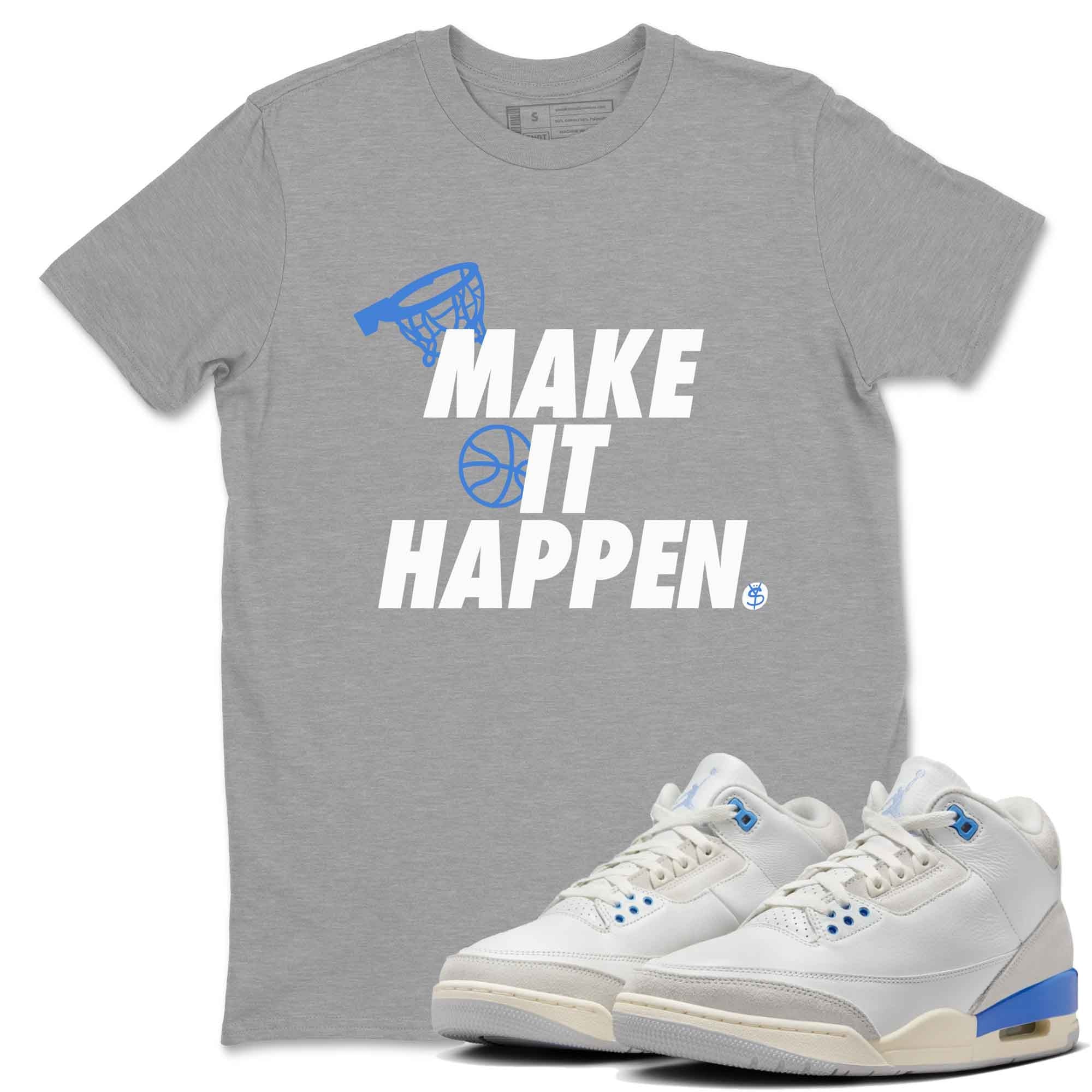 Make It Happen snkmatch Tees - Air Jordan 3 Lucky Shorts