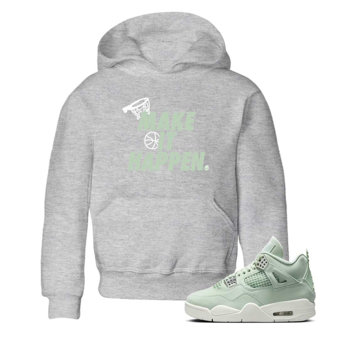 Make It Happen snkmatch Tees Kids - Air Jordan 4 Abundance