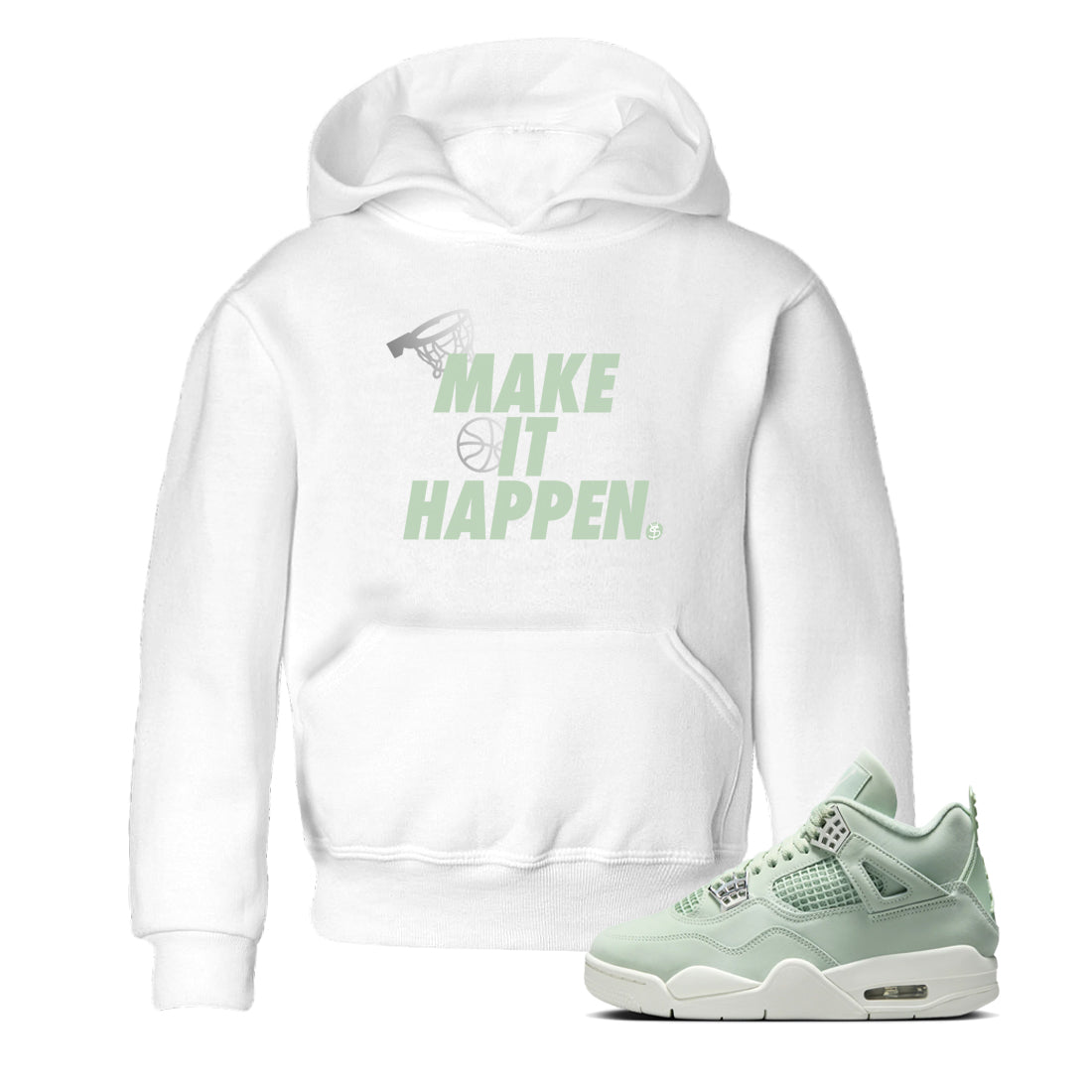 Make It Happen snkmatch Tees Kids - Air Jordan 4 Abundance