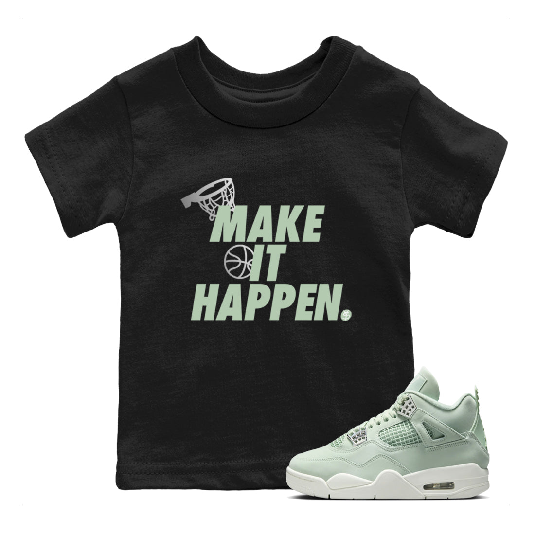 Make It Happen snkmatch Tees Kids - Air Jordan 4 Abundance