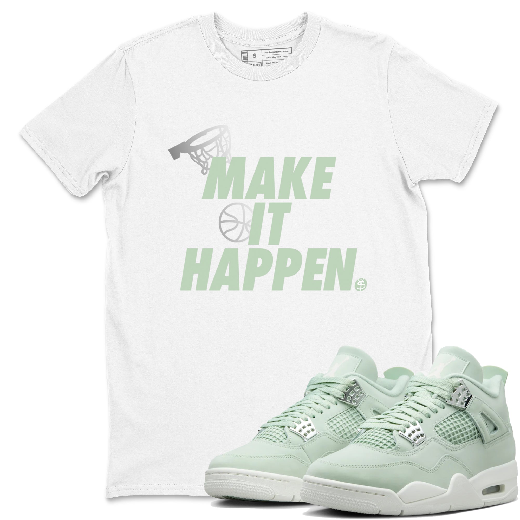 Make It Happen snkmatch Tees - Air Jordan 4 Abundance