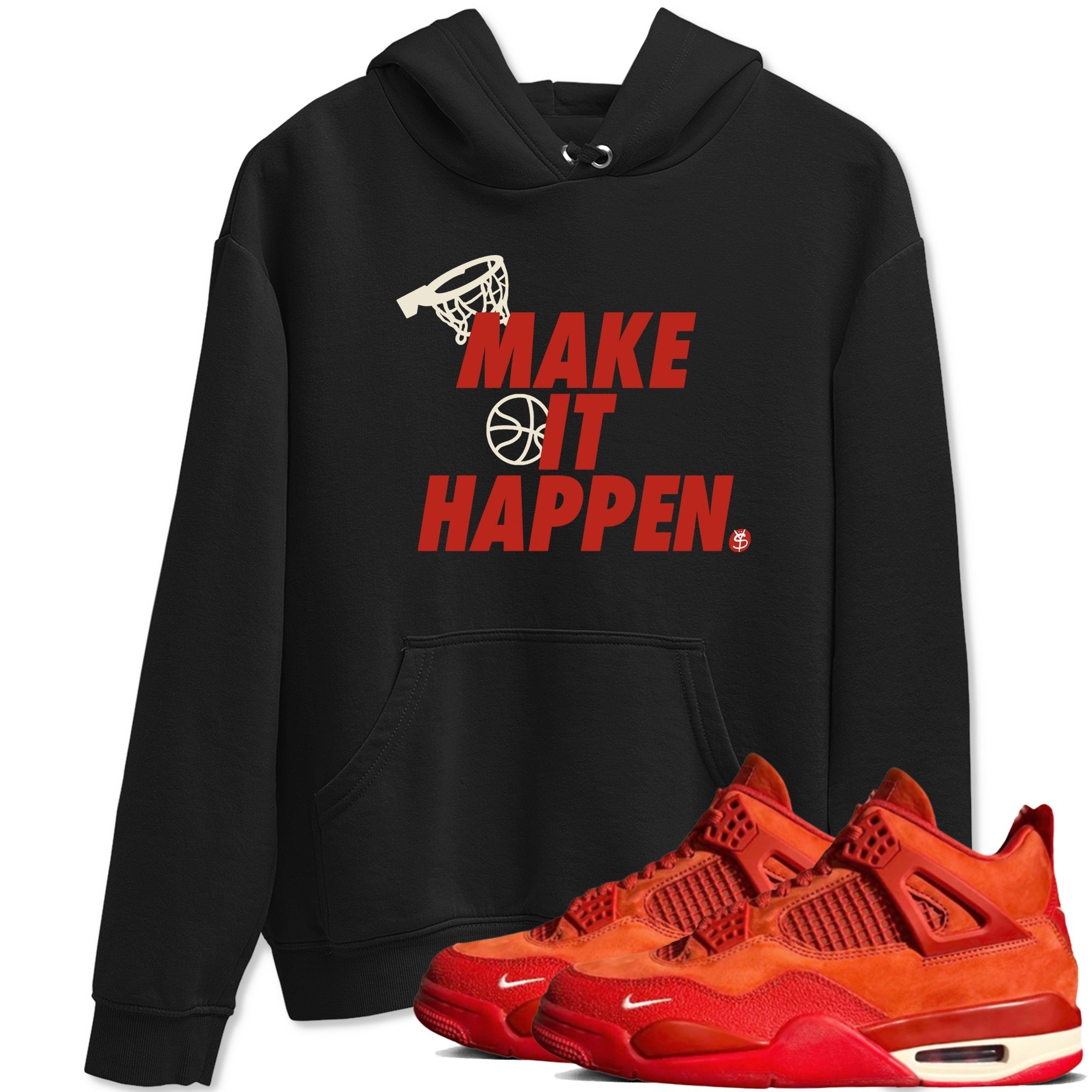 Make It Happen snkmatch Tees - Air Jordan 4 Brick By Brick