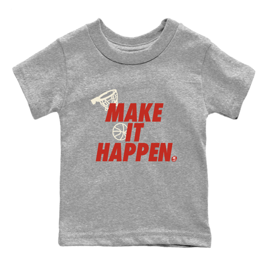 Make It Happen snkmatch Tees Kids - Air Jordan 4 Brick By Brick
