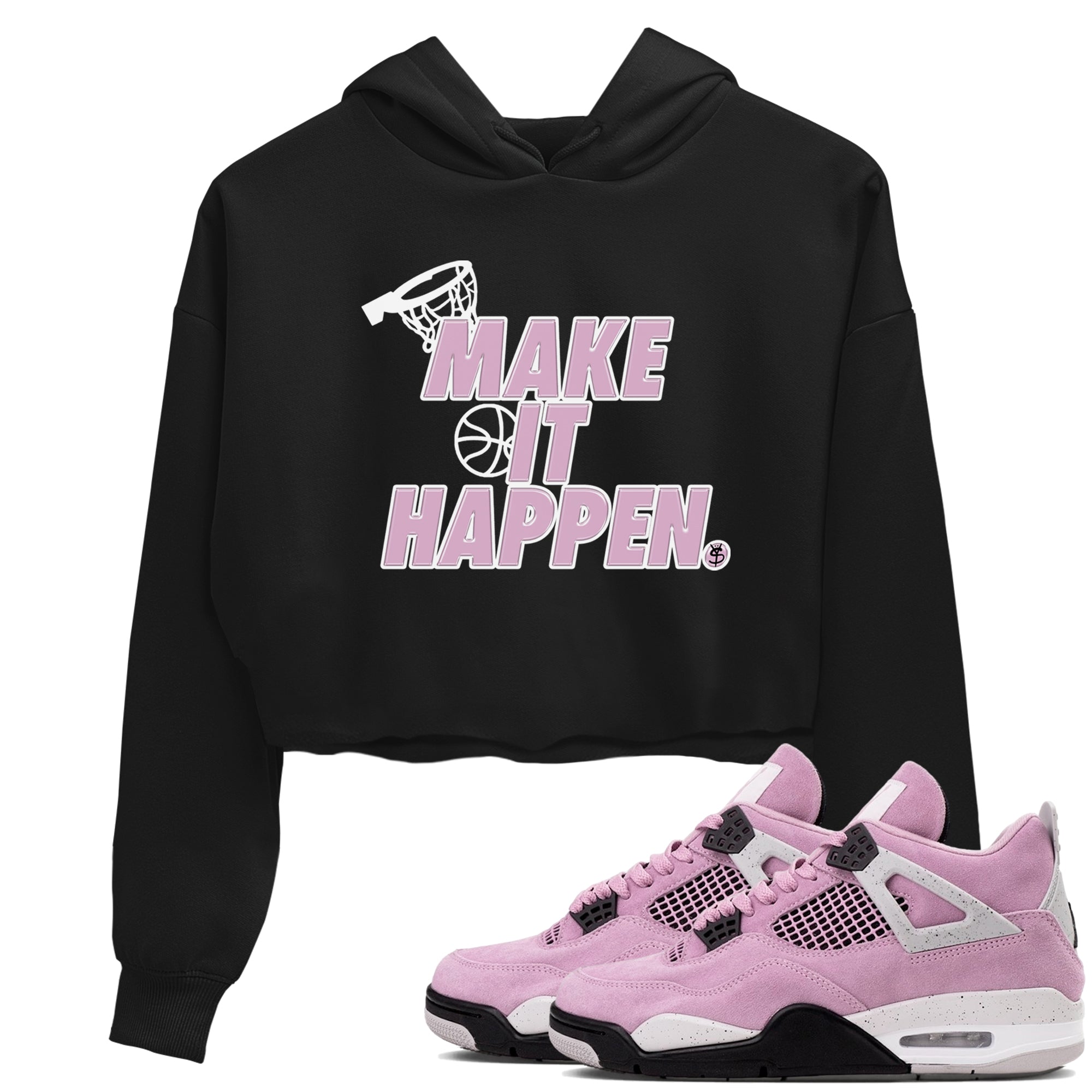 Make It Happen snkmatch Women's Top - Air Jordan 4 Orchid