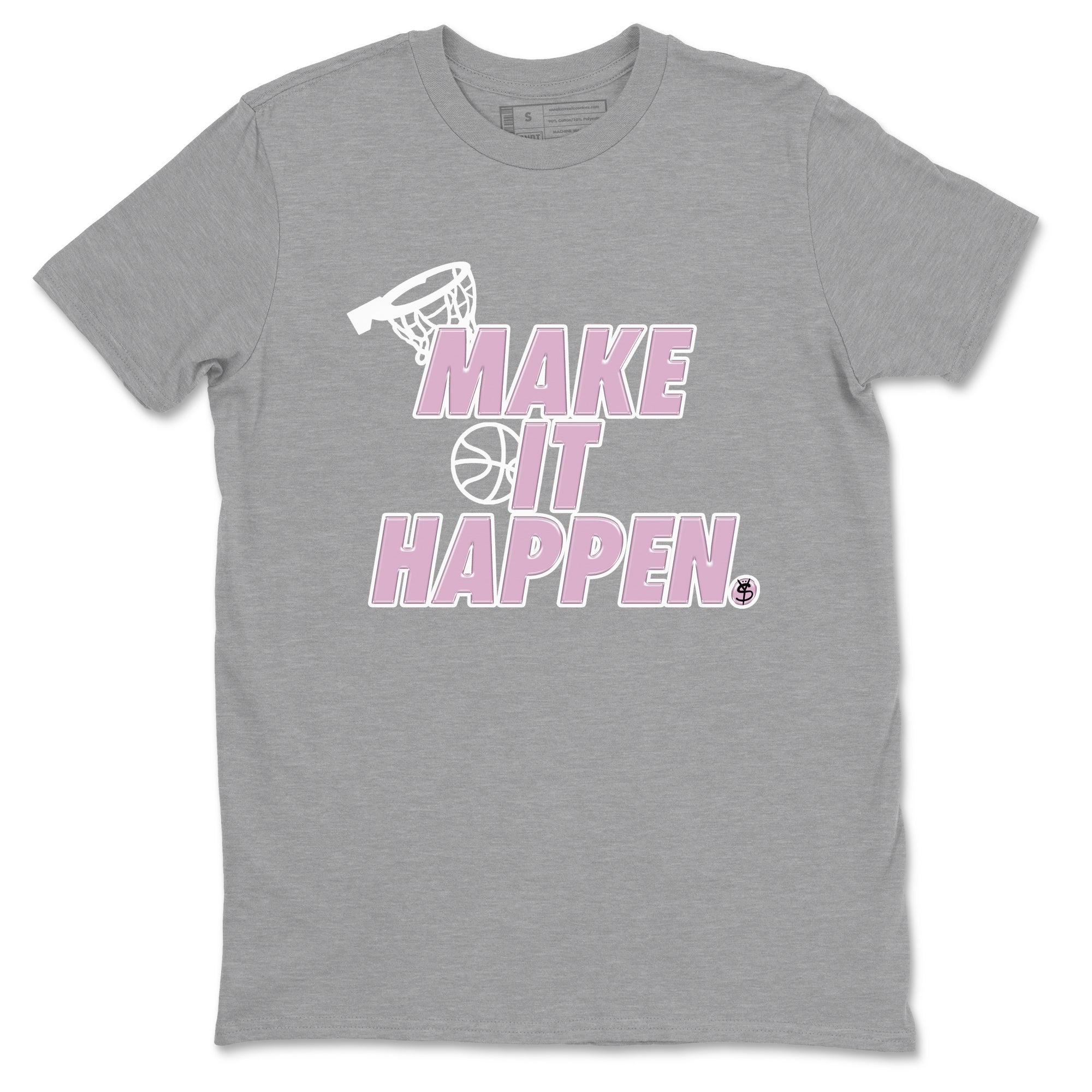 Make It Happen snkmatch Tees - Air Jordan 4 Orchid
