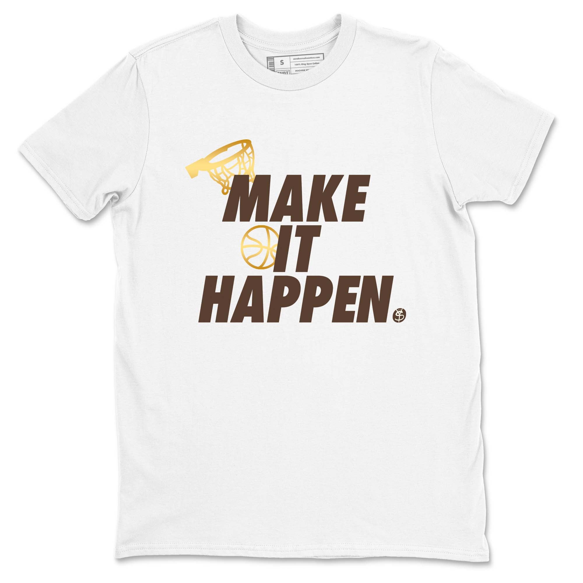 Make It Happen snkmatch Tees - Air Jordan 5 Golden Ticket