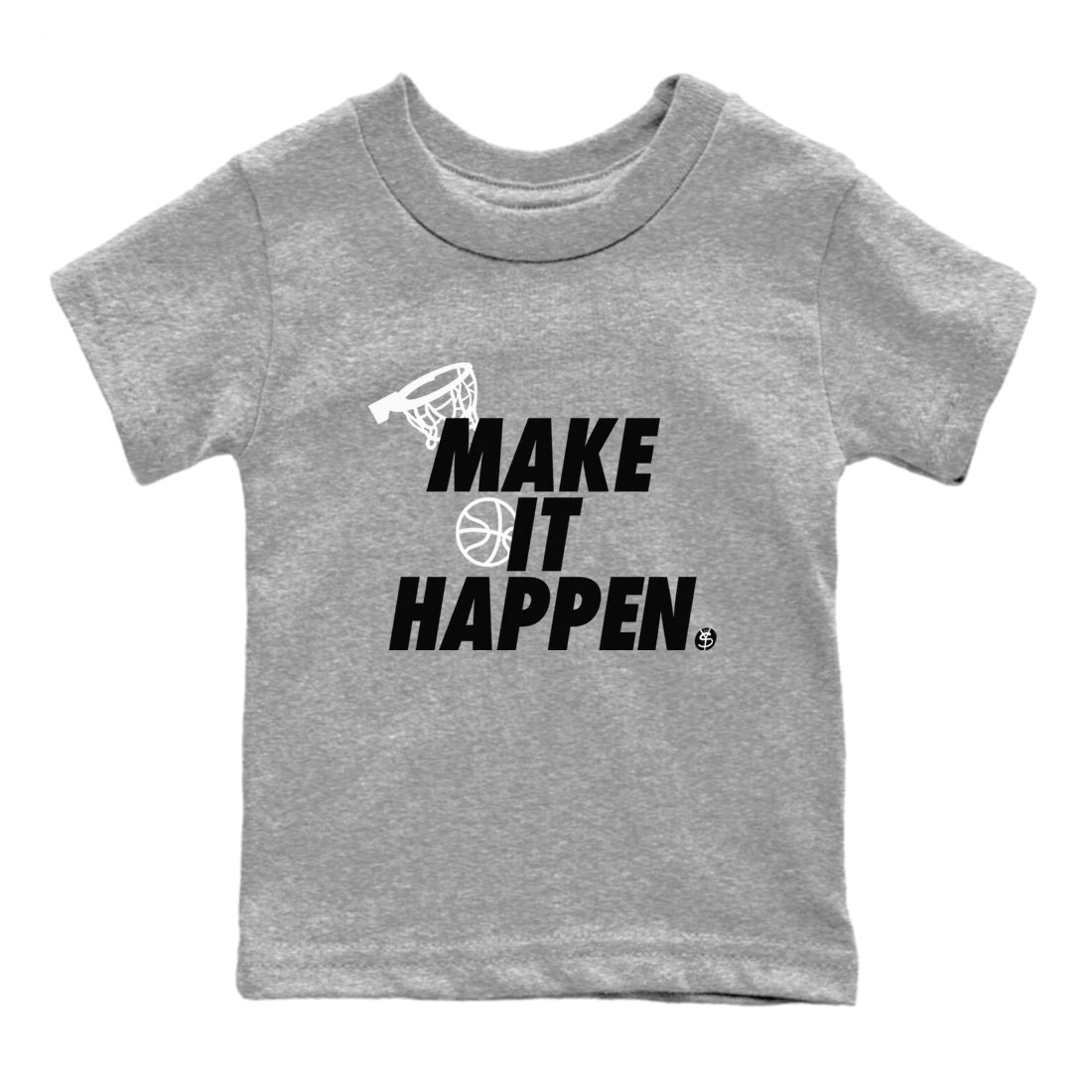 Make It Happen snkmatch Tees Kids - Air Jordan 5 White Black