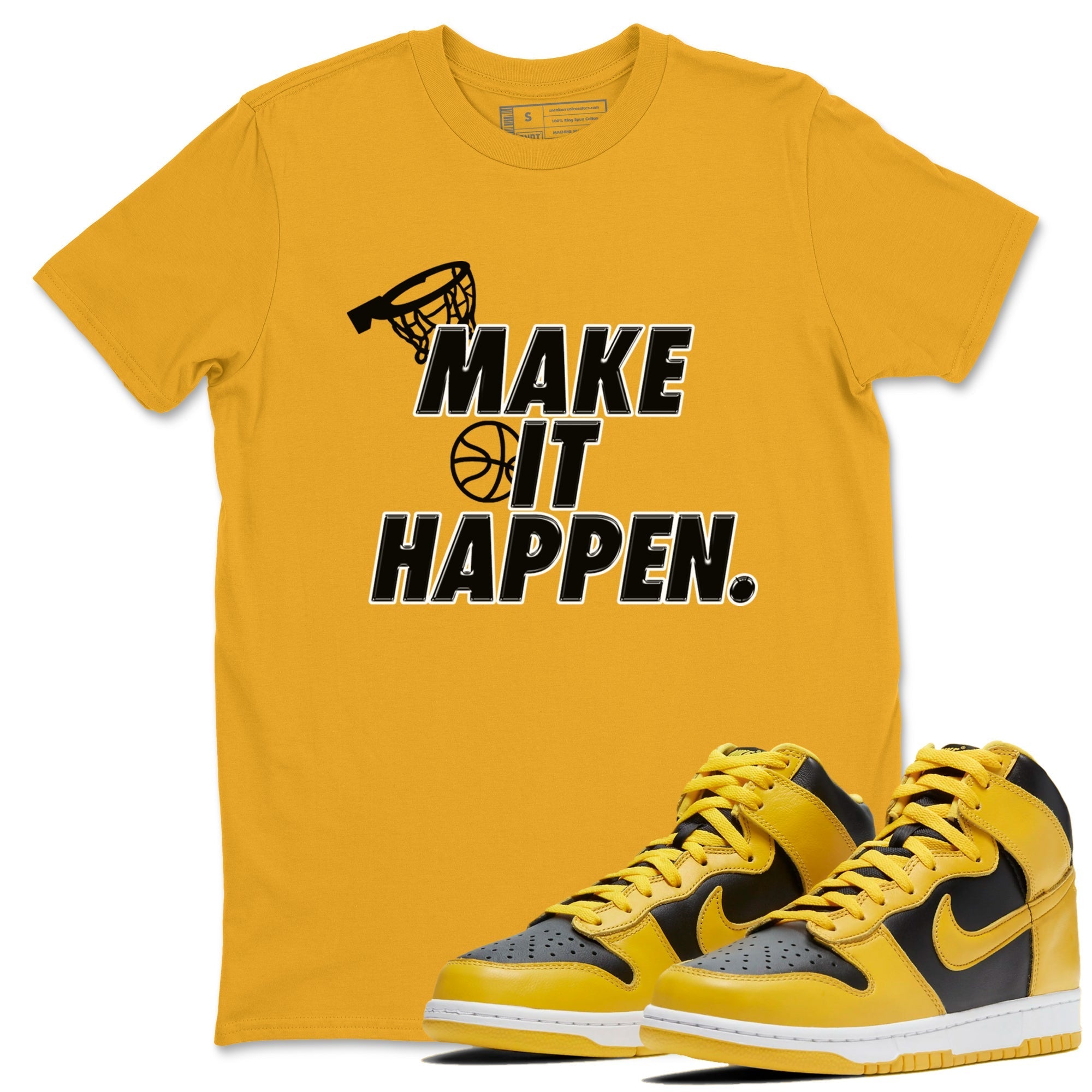 Make It Happen snkmatch Tees - Dunk High Pollen