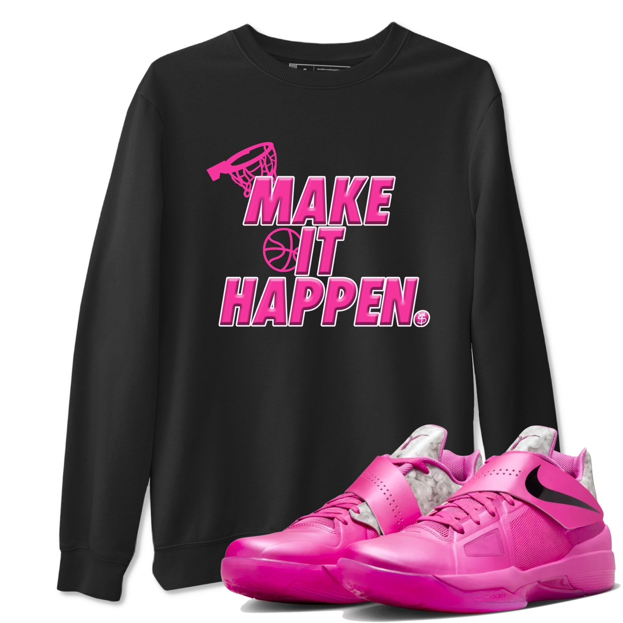 Make It Happen snkmatch Tees - Nike KD 4 Aunt Pearl
