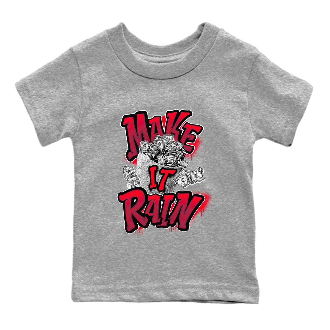 Make It Rain Money snkmatch Tees Kids - Air Force 1 Layers Of Love