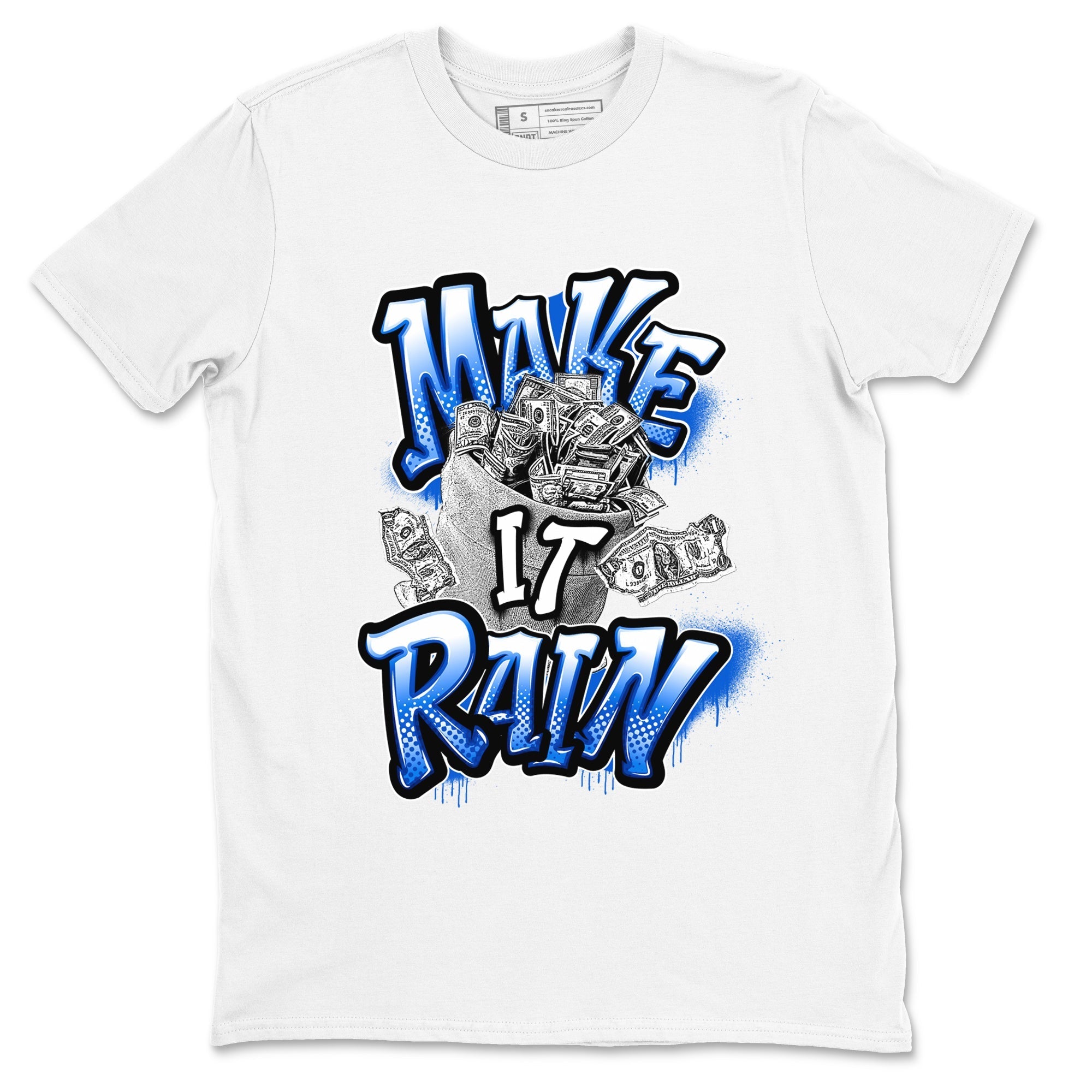 Make It Rain Money snkmatch Tees - Air Jordan 1 Game Royal