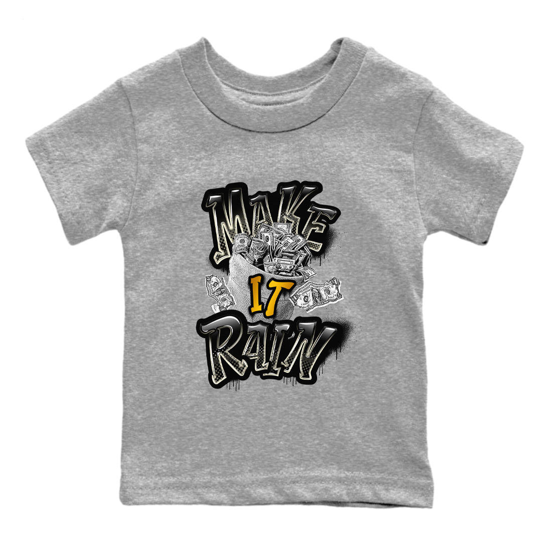 Make It Rain Money snkmatch Tees Kids - Air Jordan 11 Gratitude