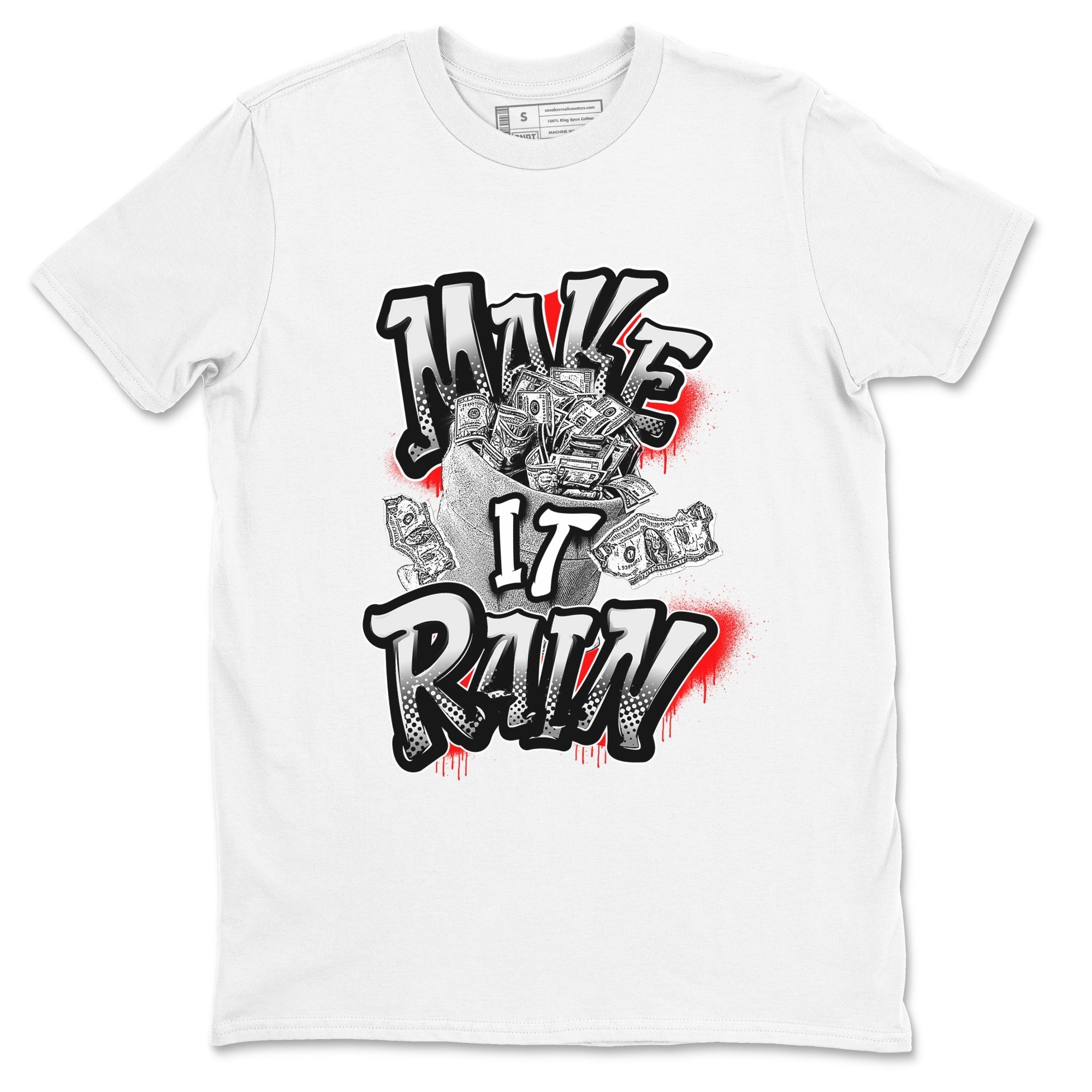 Make It Rain Money snkmatch Tees - Air Jordan 12 Taxi Flip