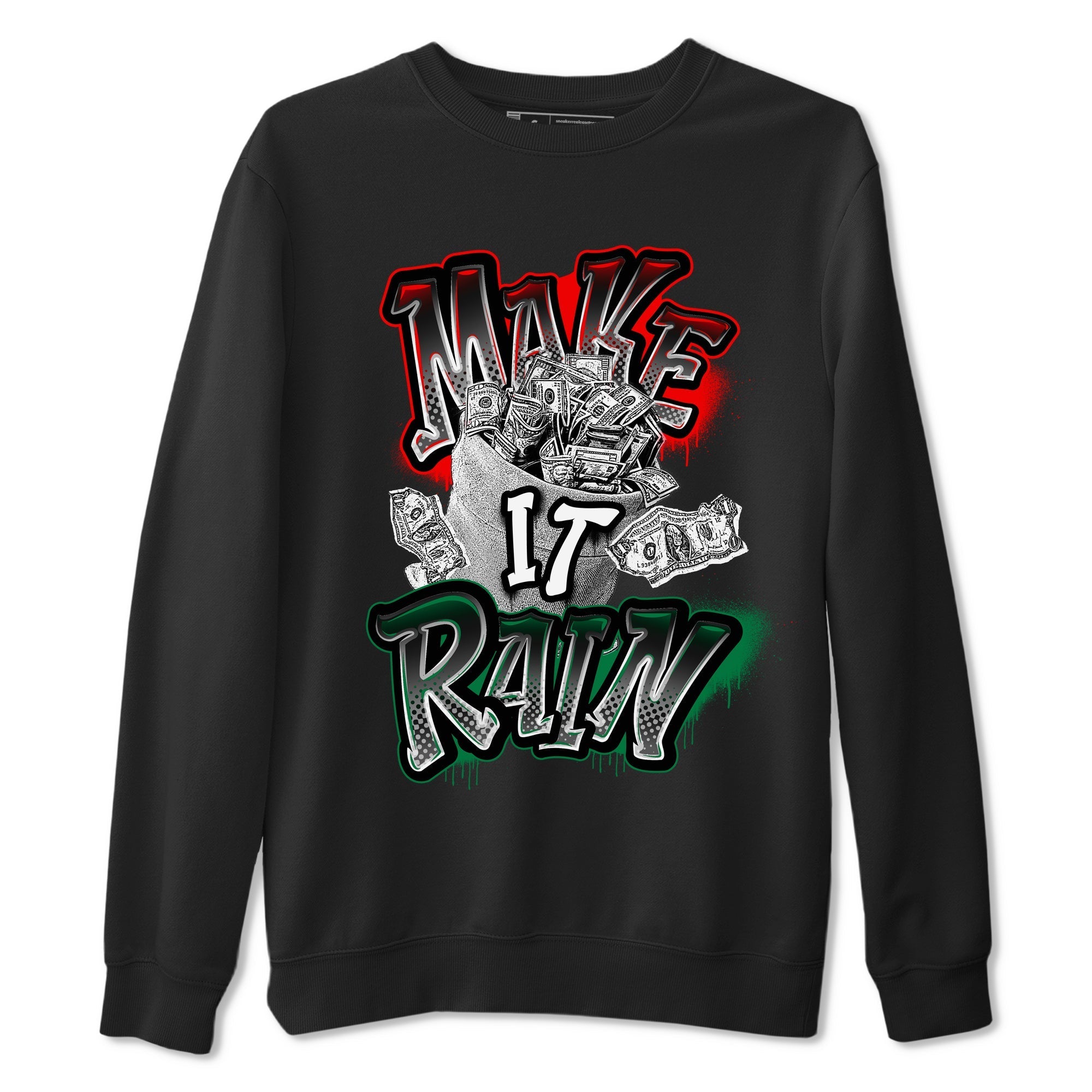 Make It Rain Money snkmatch Tees - Air Jordan 2 Christmas